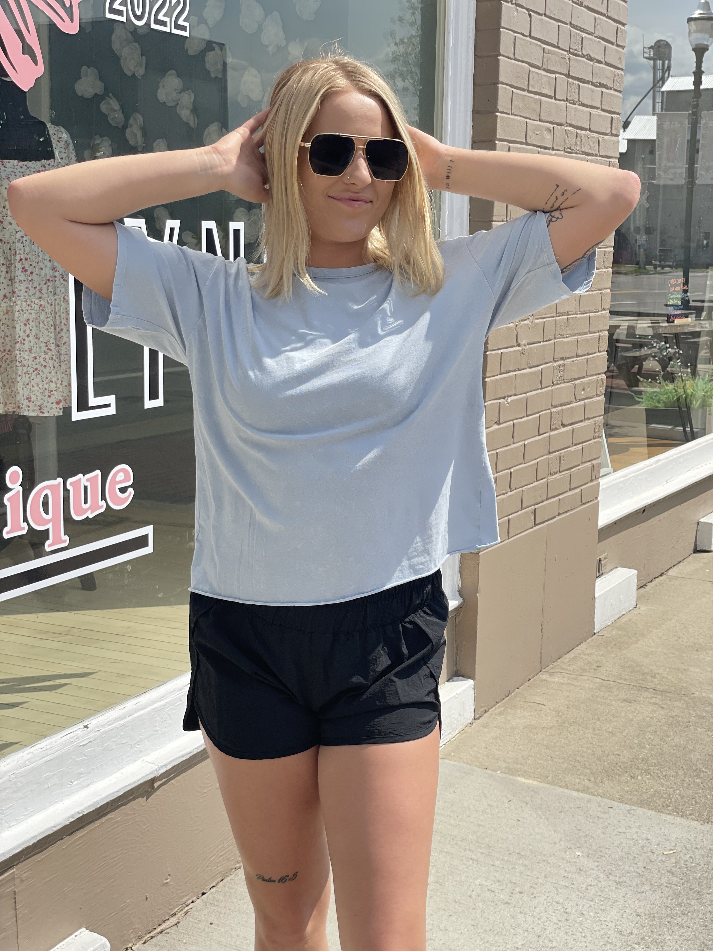 Blue Tee