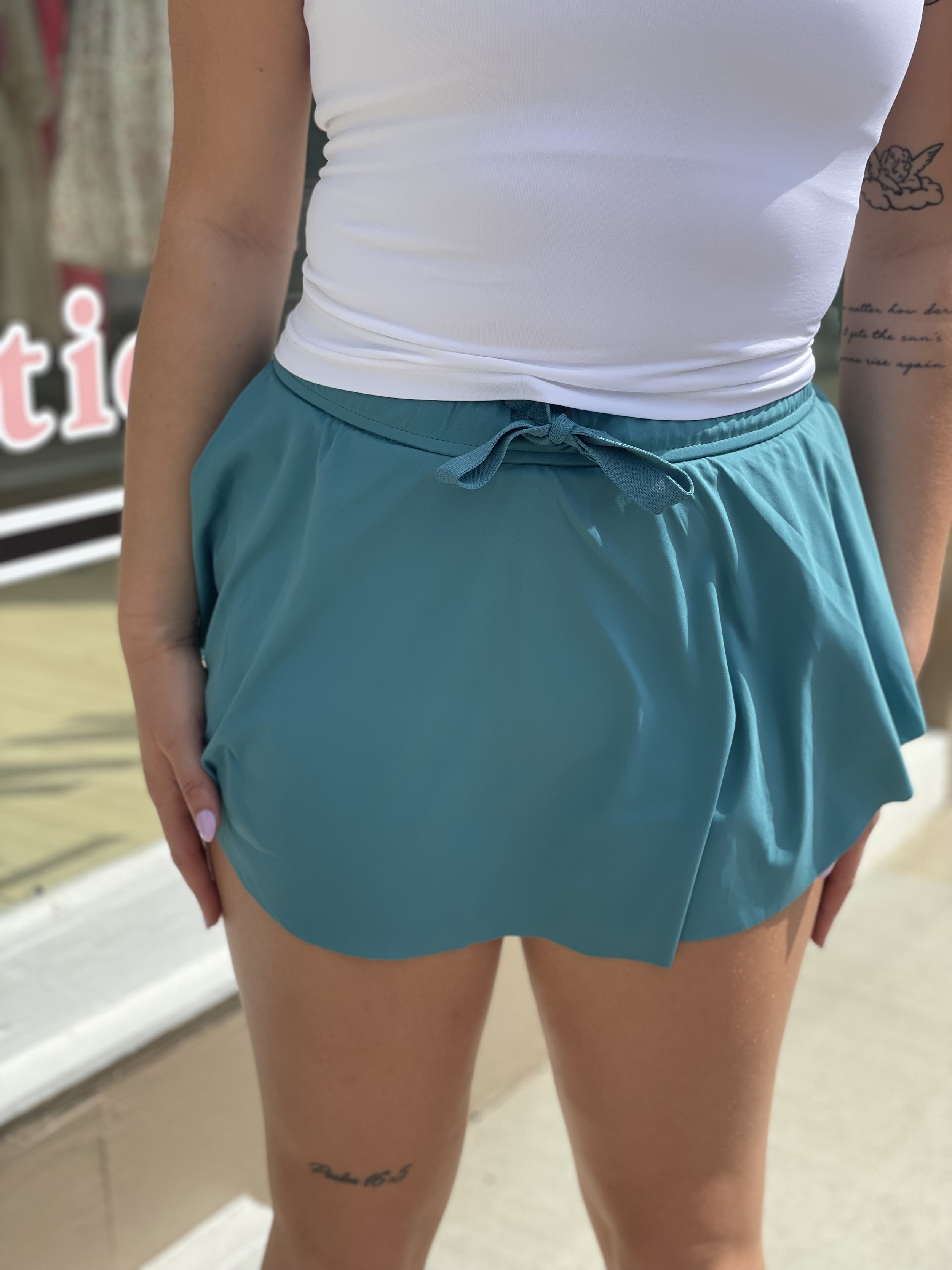 Dusty Teal Skirt