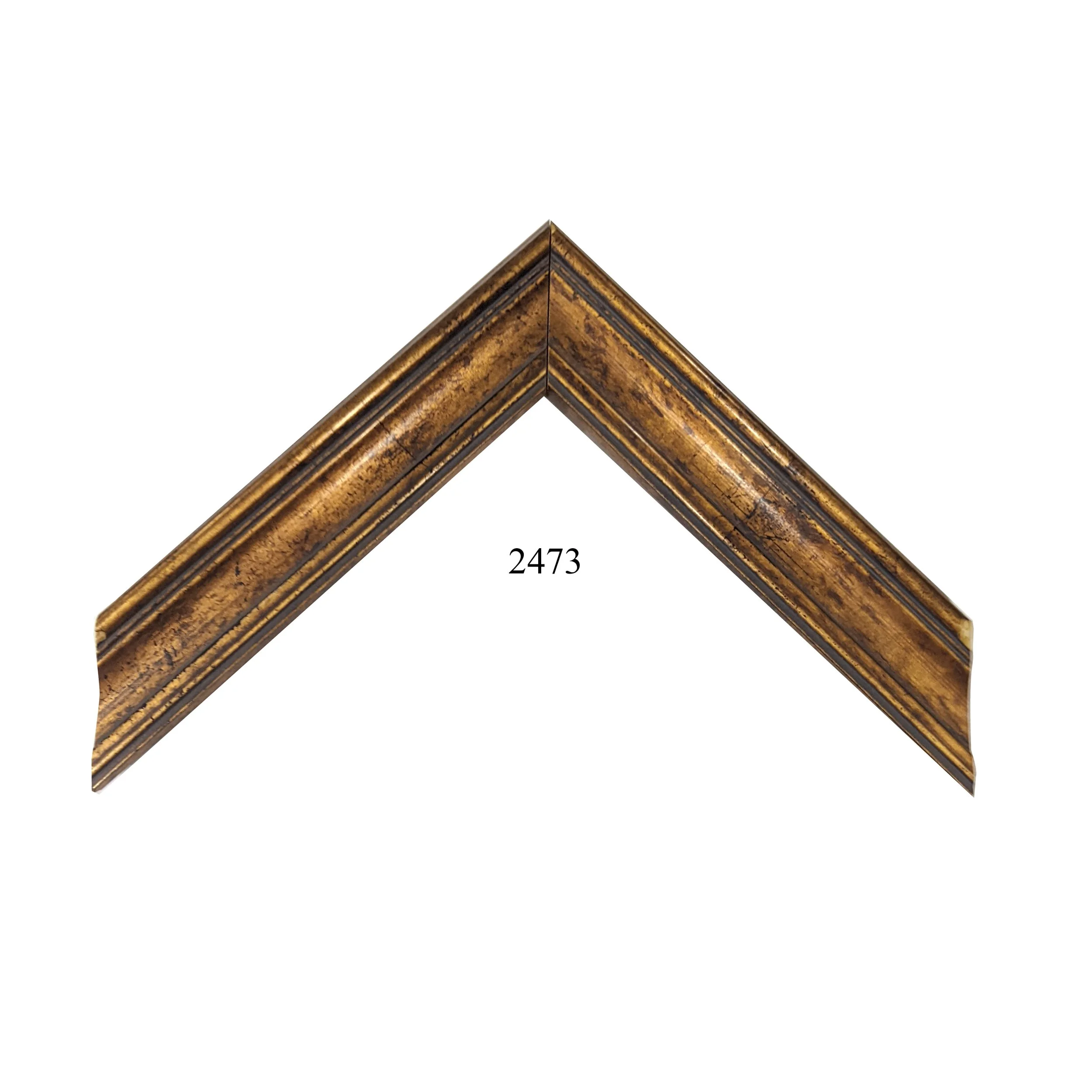 Custom Picture Frame | Bronze Copper Taditional Wood Moulding 1 1/2"W x 3/4"H x 3/8"R Great for Art, Photos, Collages, Diploma (2473)