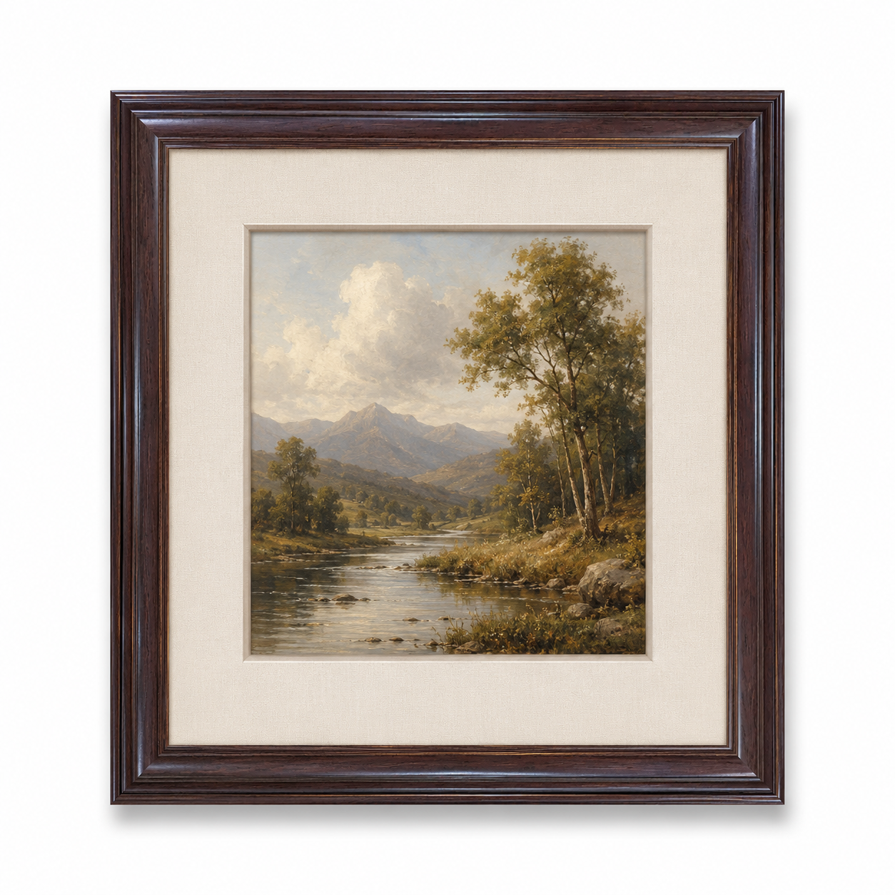 Custom Frame | 1" Brown  | Great for Artwork & Photos (0015)