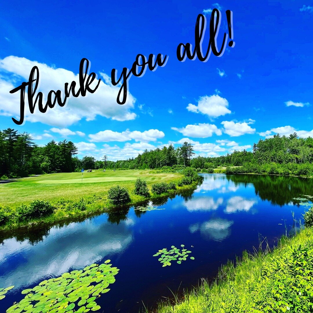 That's a wrap on the 2023 golf season!  We cannot thank you enough for all your support, we had a great season with phenomenal course conditions. A little wet for our liking but there are some things you just can't control &amp; Mother Nature is one 
