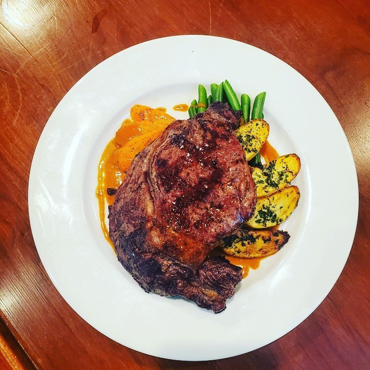 It&rsquo;s Thursday - which means it&rsquo;s Delmonico steak 🥩 night at the pub! These beauties are only available until they aren&rsquo;t! We&rsquo;ll see you at the pub! PUBLIC WELCOME always! 

#foodie #steak #eatlocal #dowork