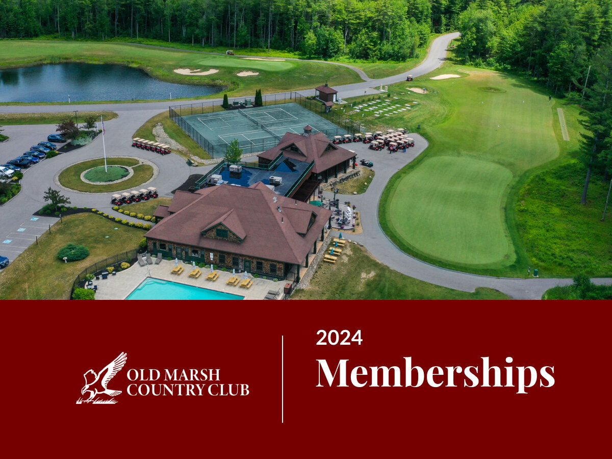 Elevate your golf game with a membership to Old Marsh CC &amp; enjoy unlimited access to our Practice Facility, Har-Tru tennis courts, gym, pool &amp; locker room facilities 🎾 ⛳ Plus, our newly constructed outdoor patio &amp; bar provide the perfect