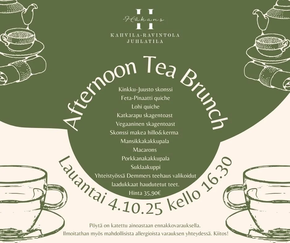 Afternoon Tea Brunch