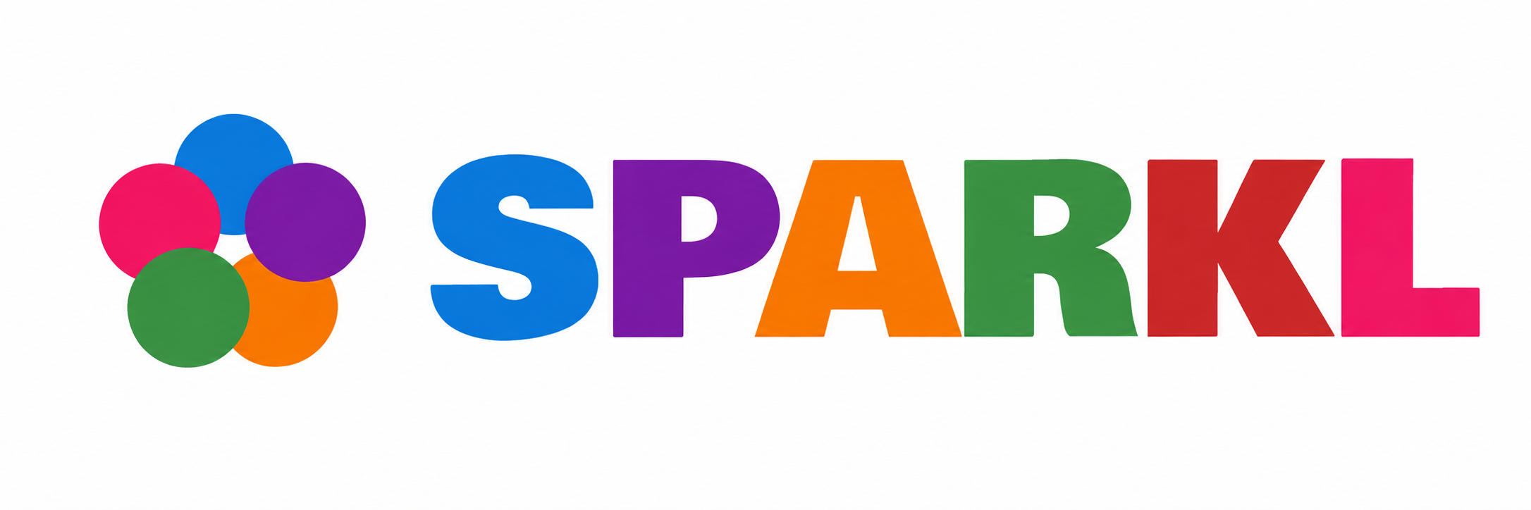 Sparkl logo with a five-color circular icon next to the word “SPARKL” in blue, purple, orange, green, red, and pink.