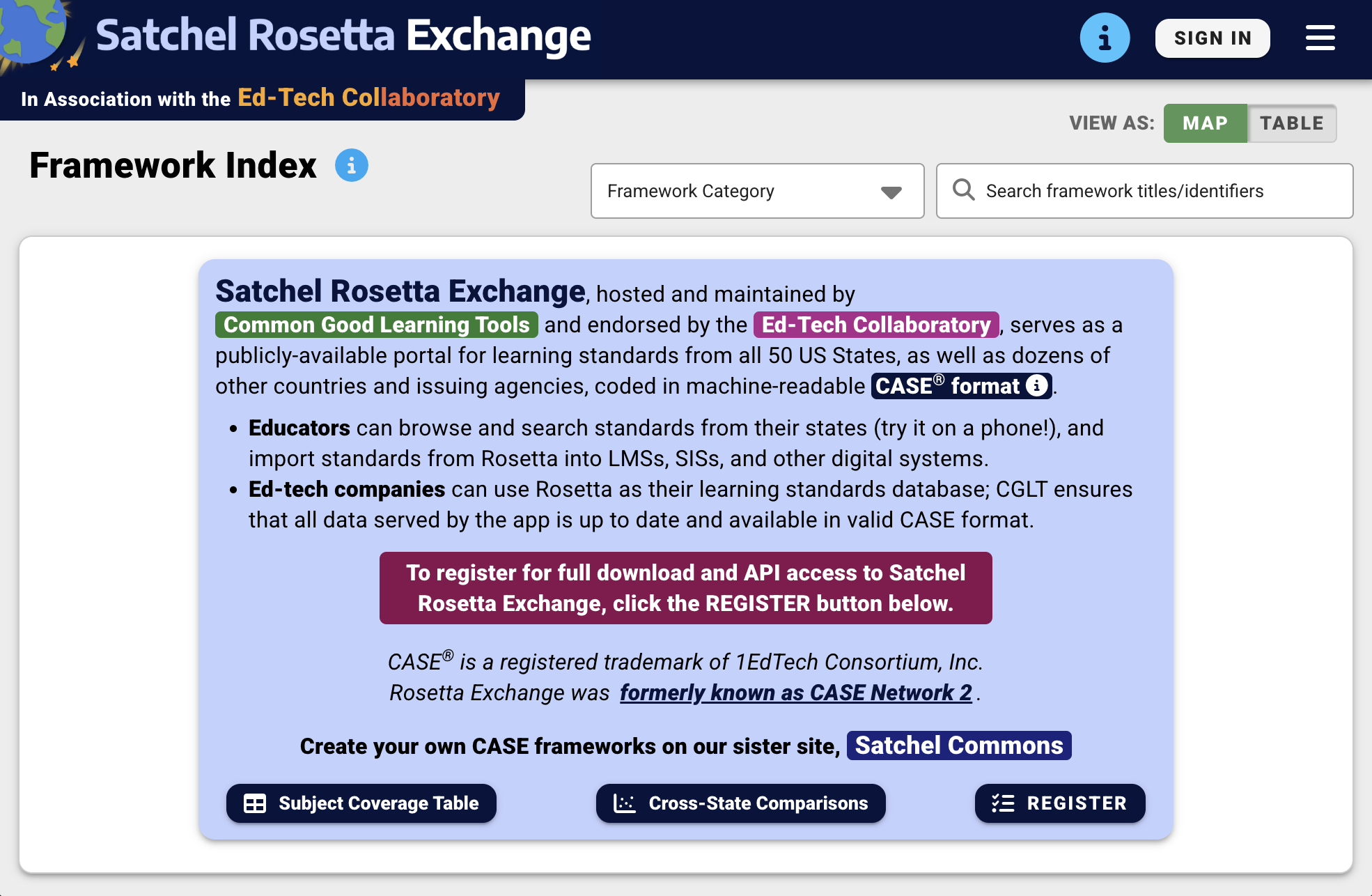 Satchel Rosetta Exchange