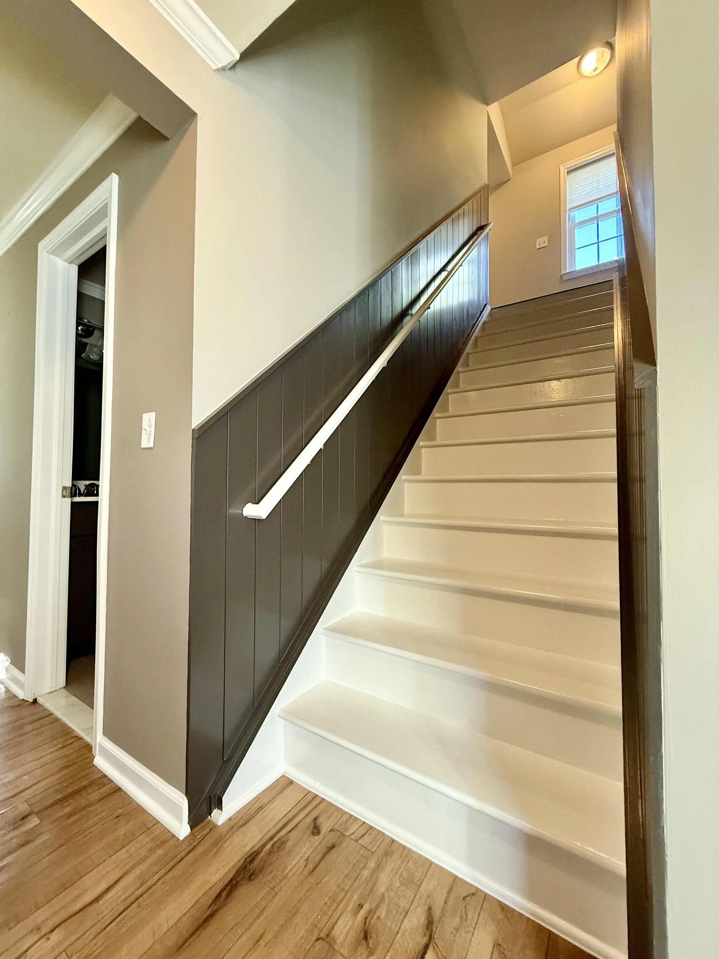Custom Staircase Shiplap