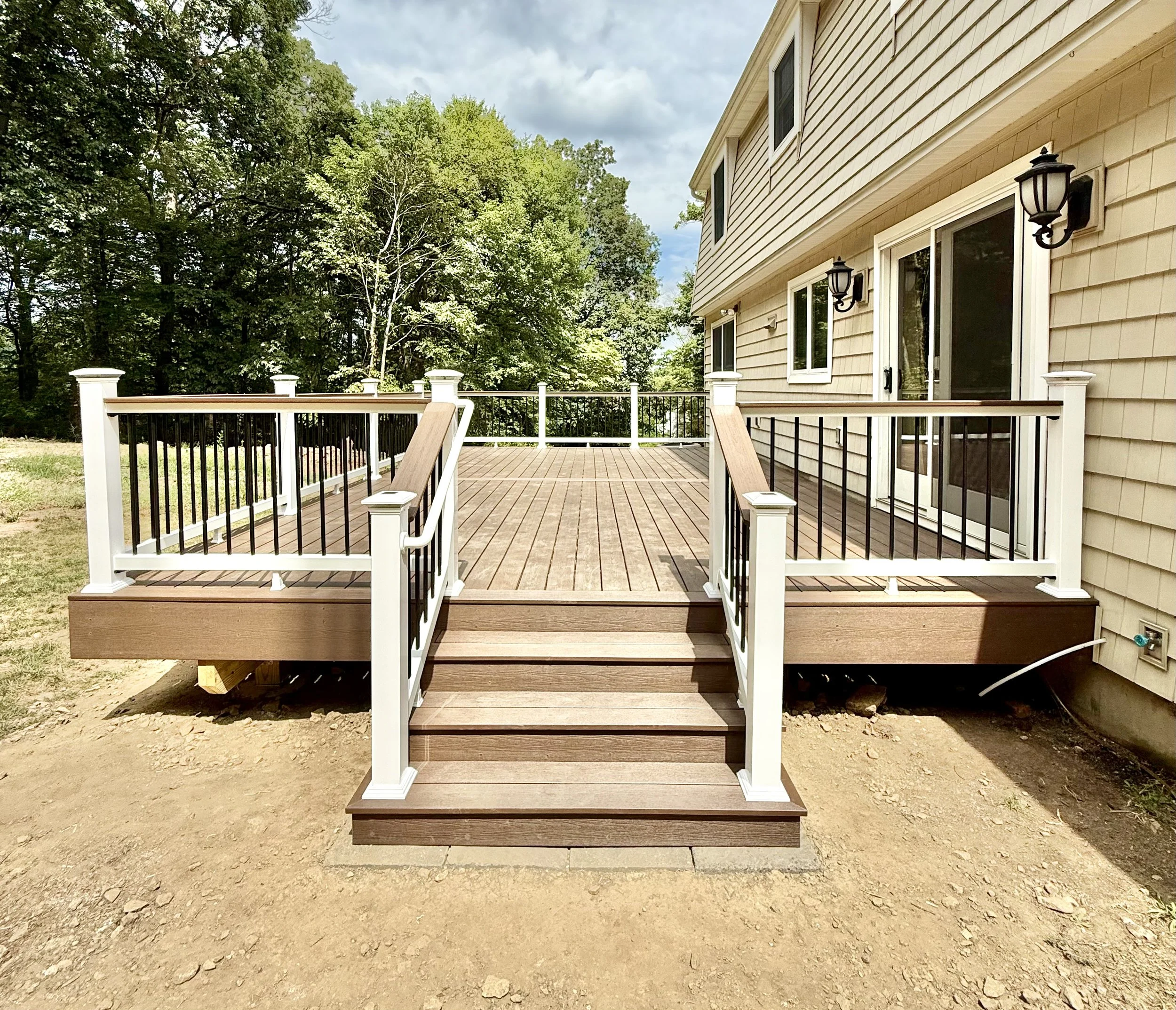 Composite Deck Build (with Drink Top Railings)