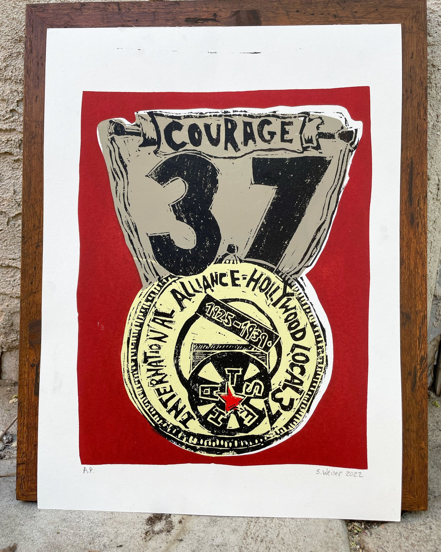 Lot De 45 Autocollants Vintage Hollywood Union IATSE – Artisans, Collection