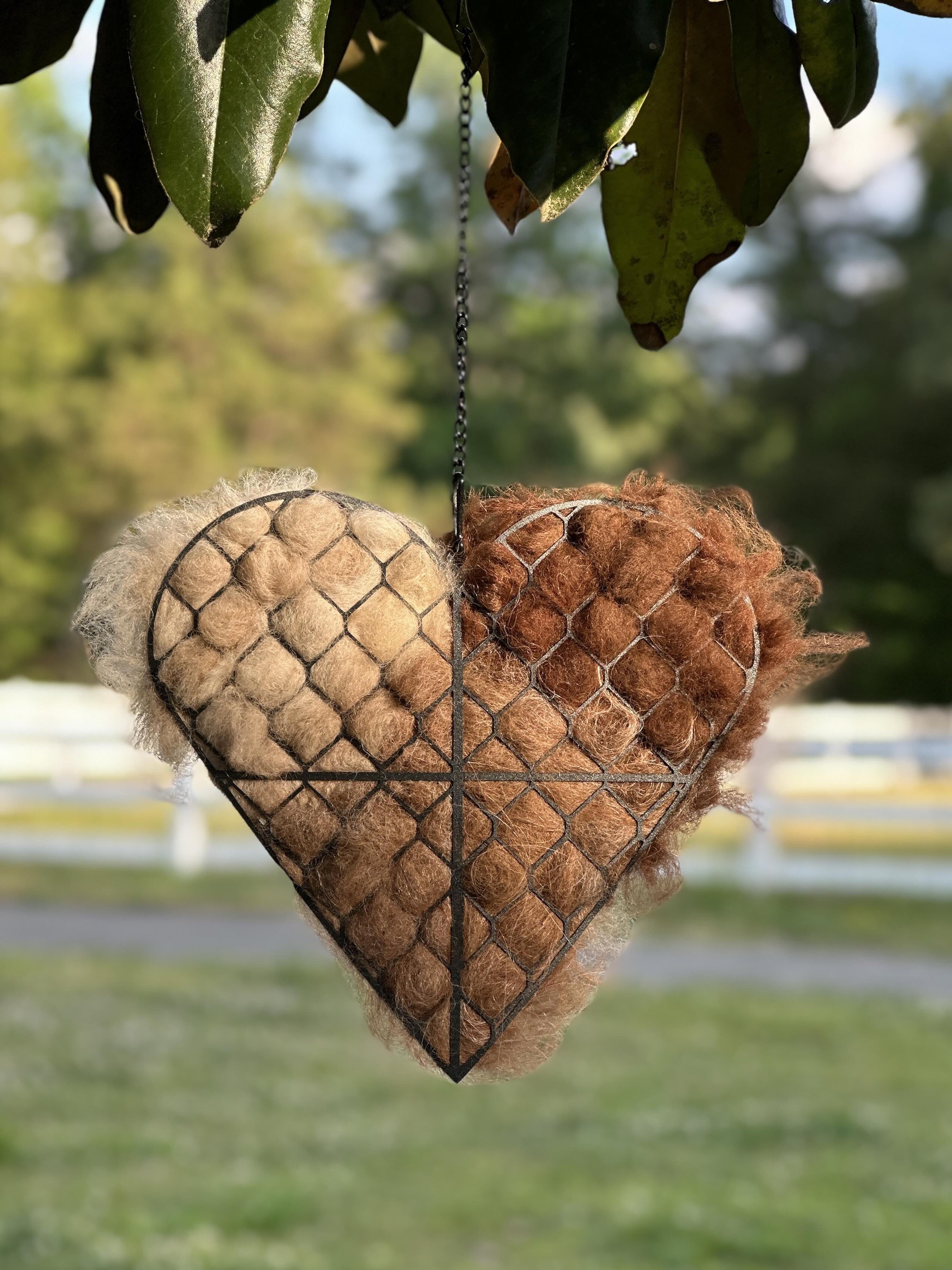 Bird Nest Material Heart