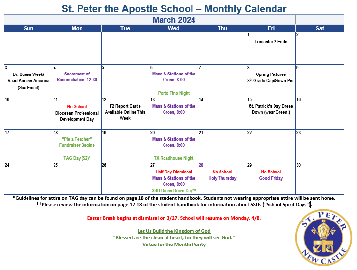 school-calendar-st-peter-the-apostle