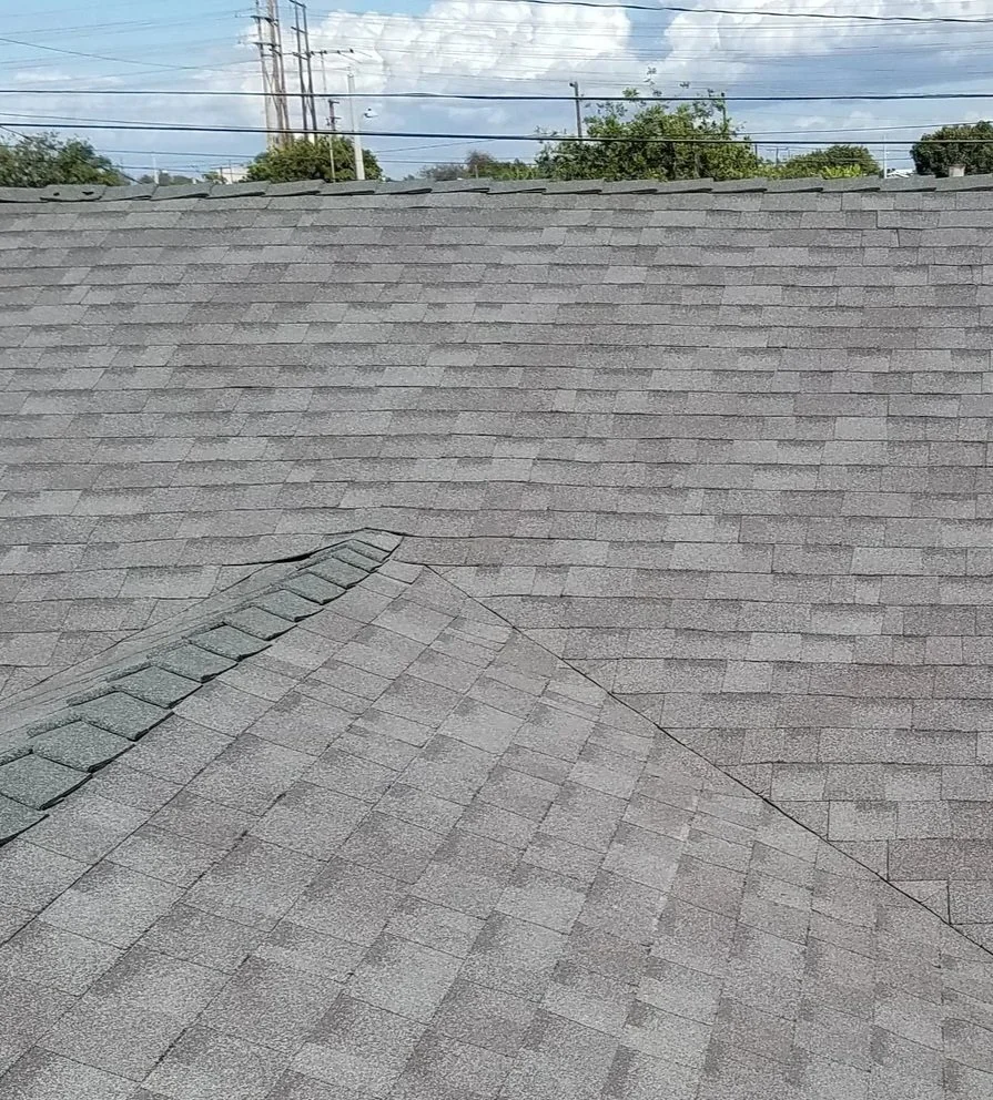 Provide and installed Owens Corning roof shingles
