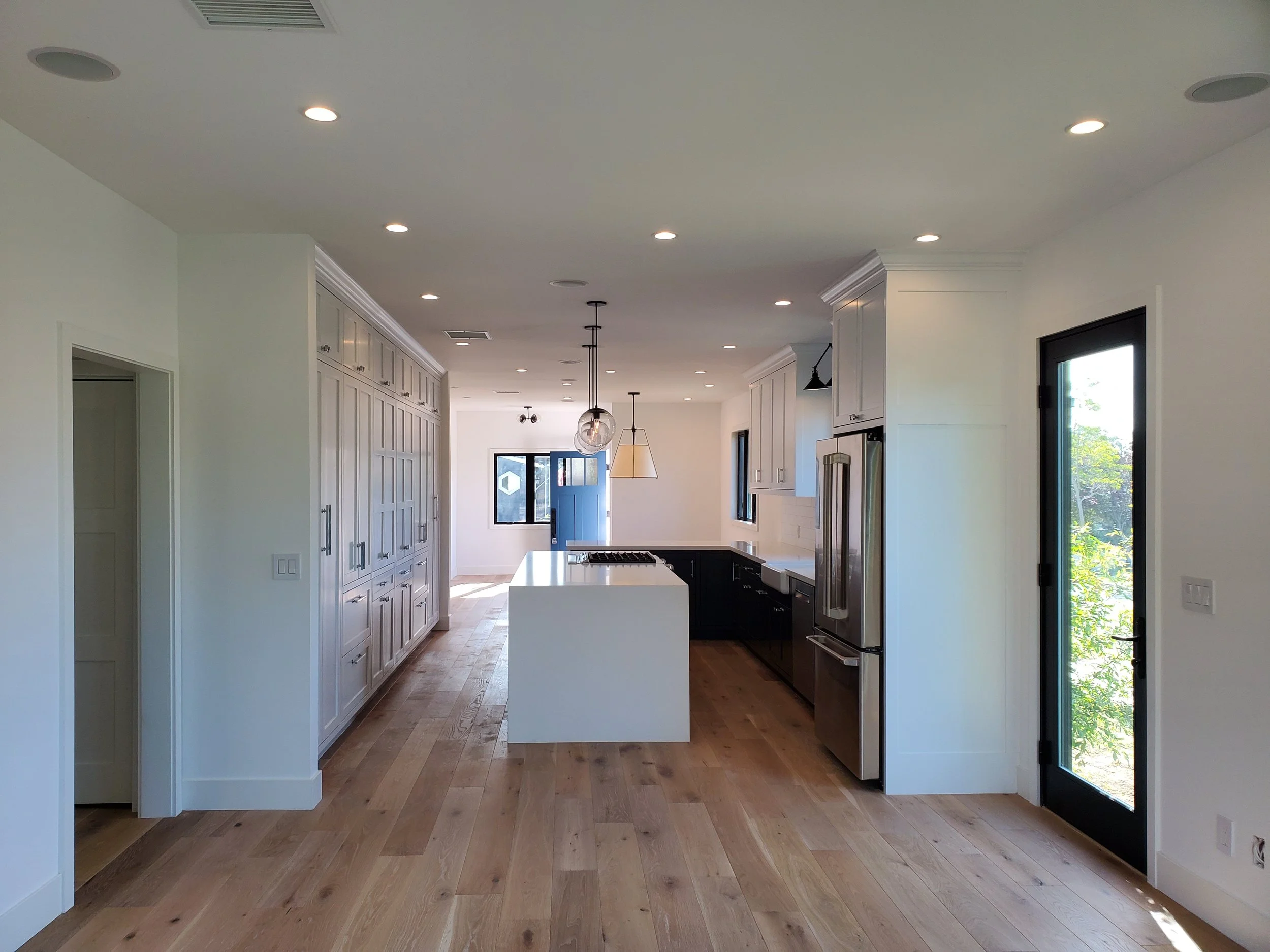 Full interior remodel including a custom kitchen build