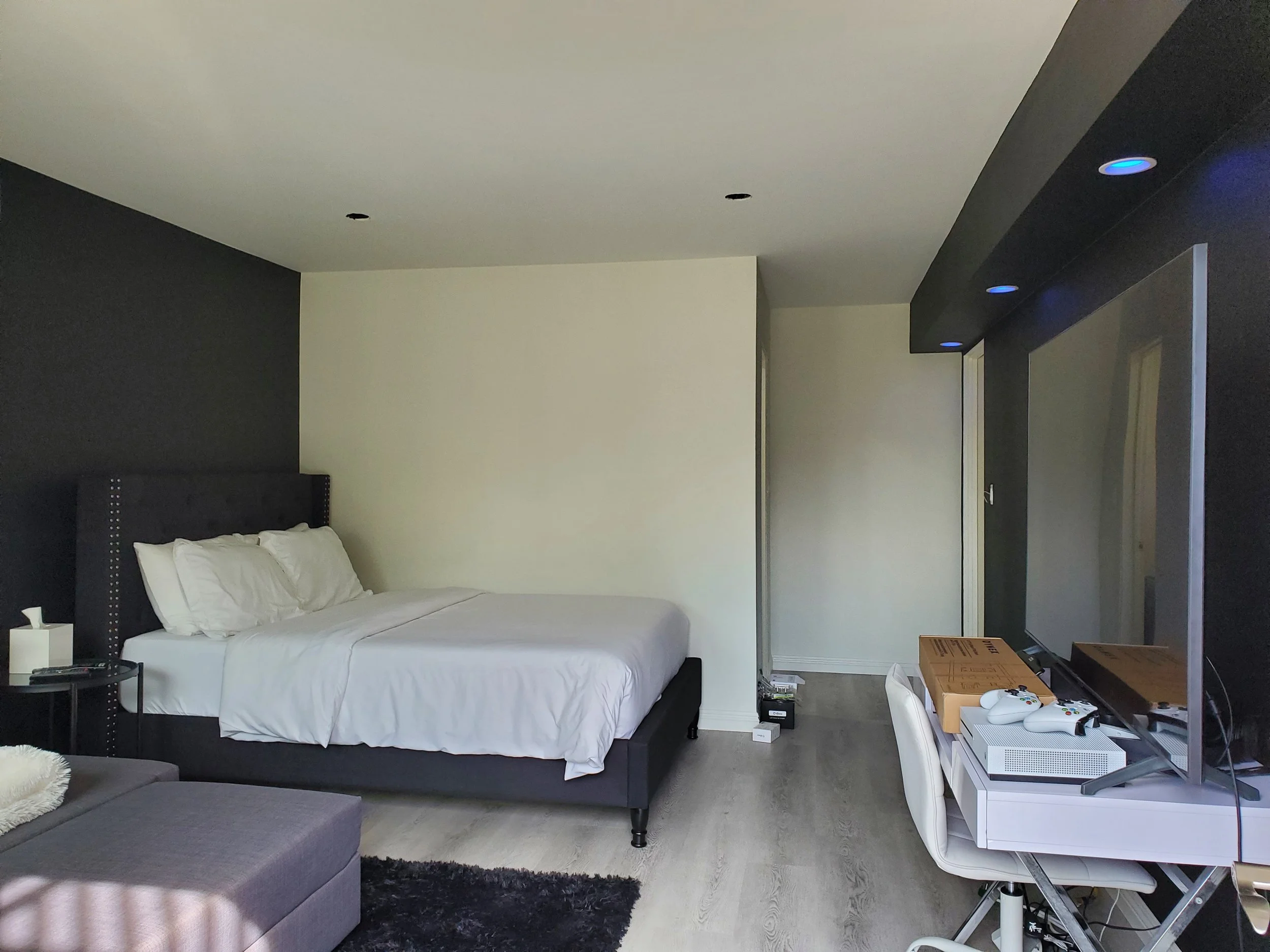 Interior remodel for a new bedroom in Beverly Hills