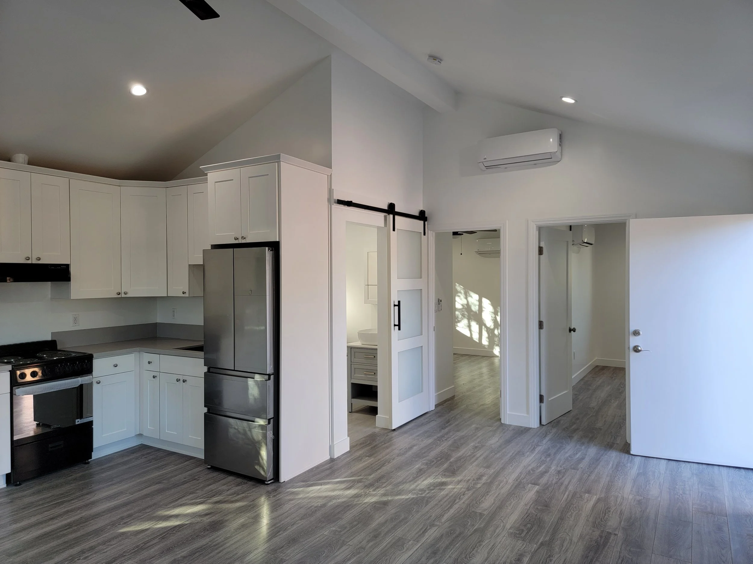 Kitchen view of an ADU in Redondo Beach