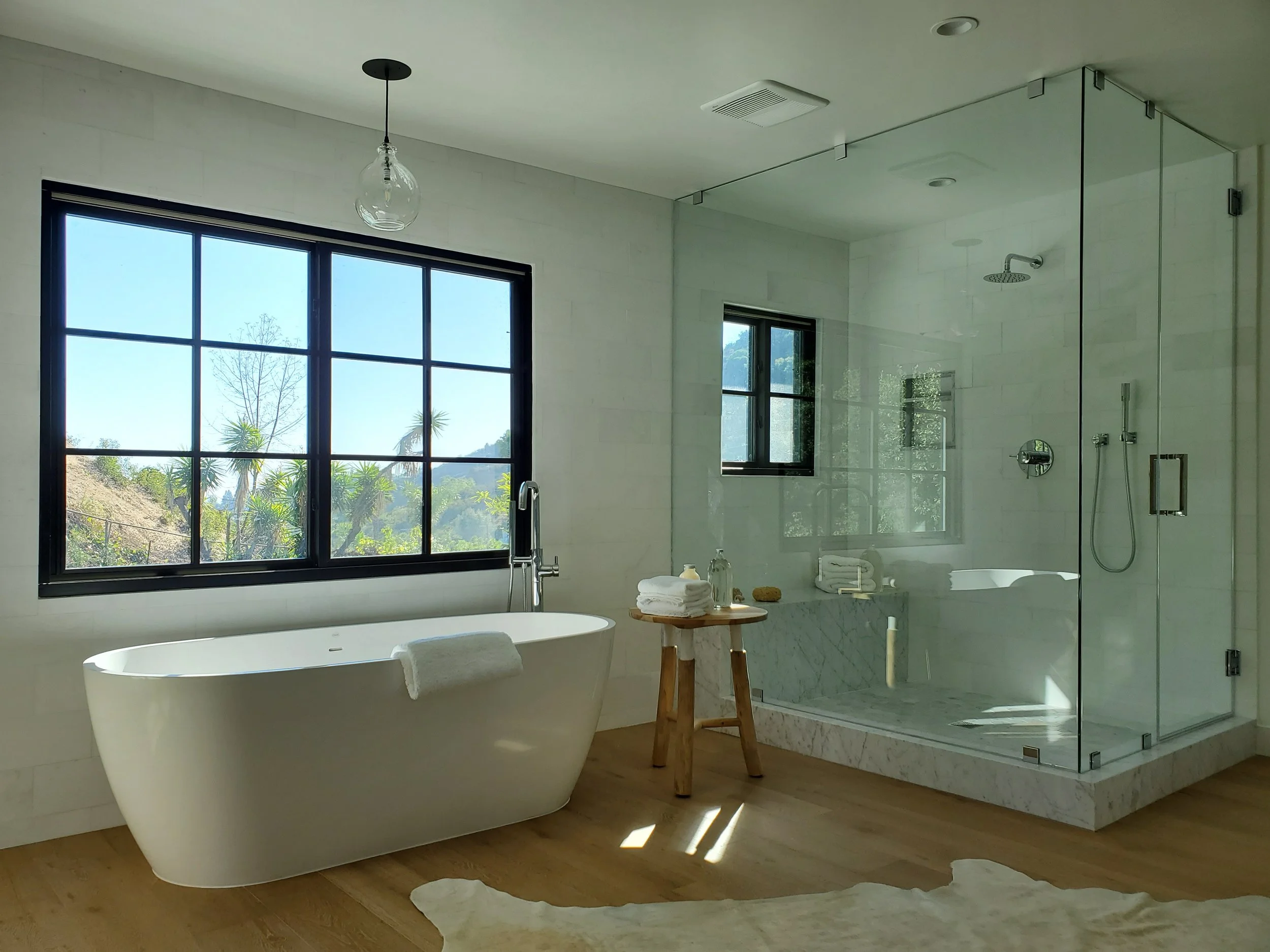 Master bathroom remodel in Beverly Hills