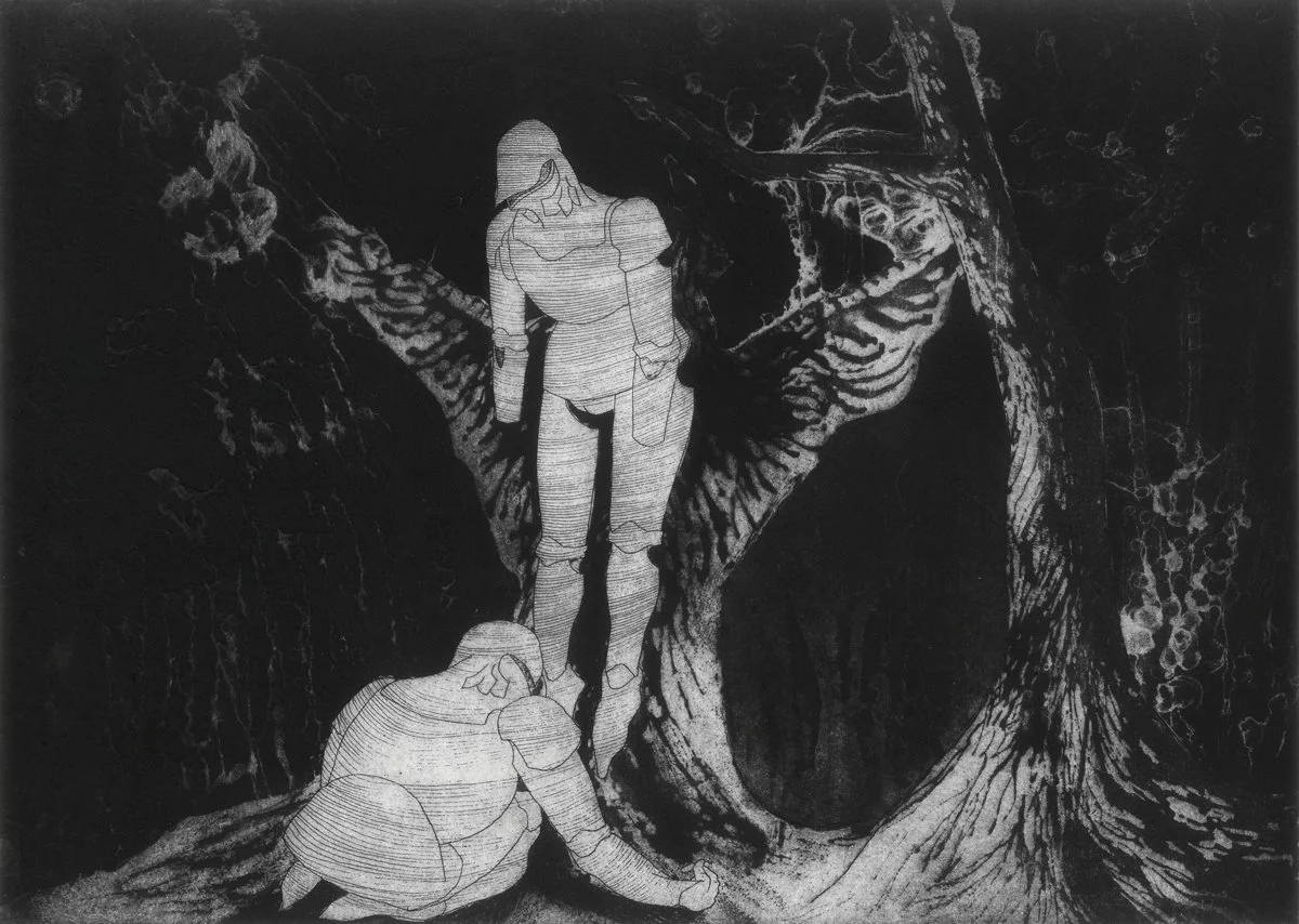 Depression, 37x30cm, Etching, Boris Kwok, 2025