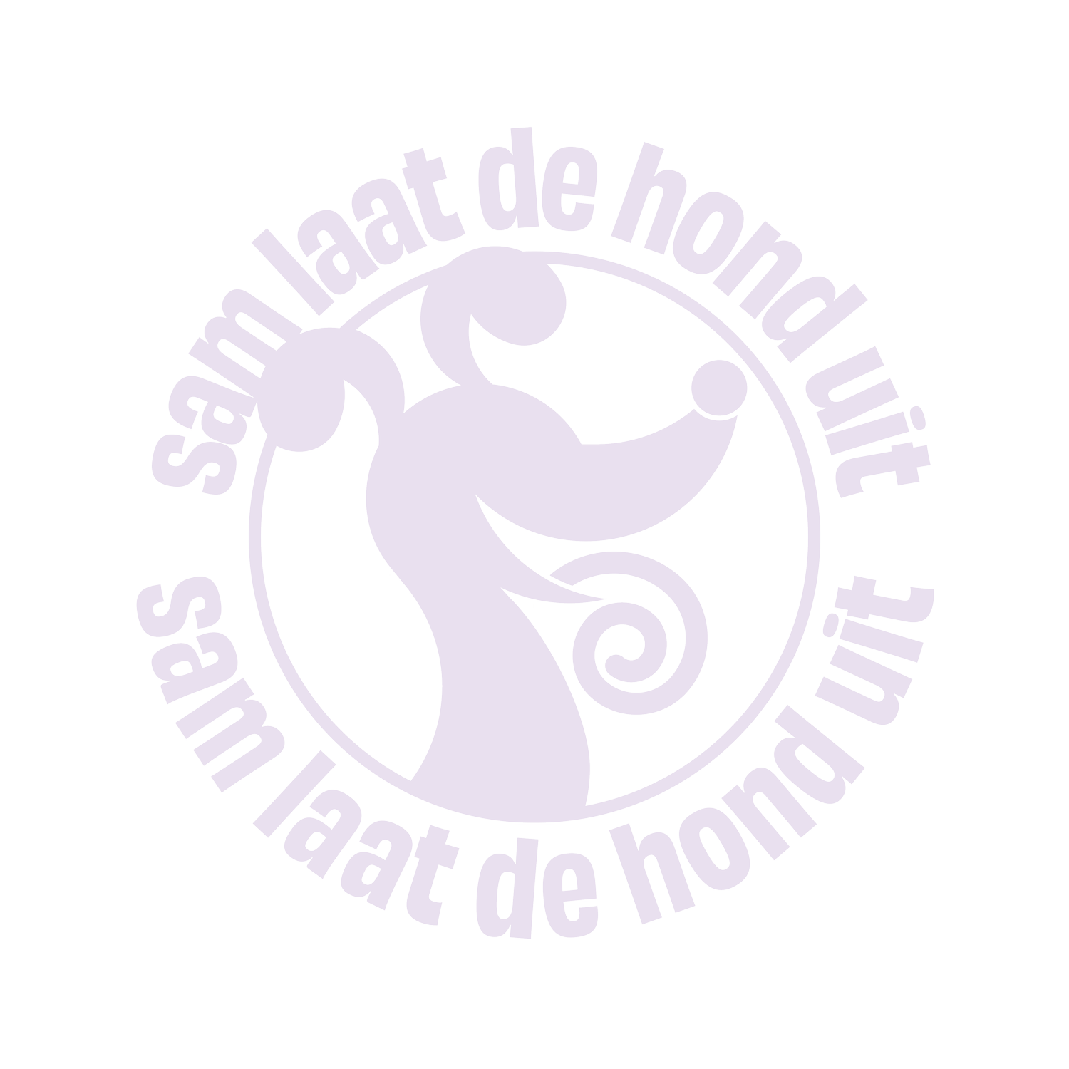 Logo design dog walker service