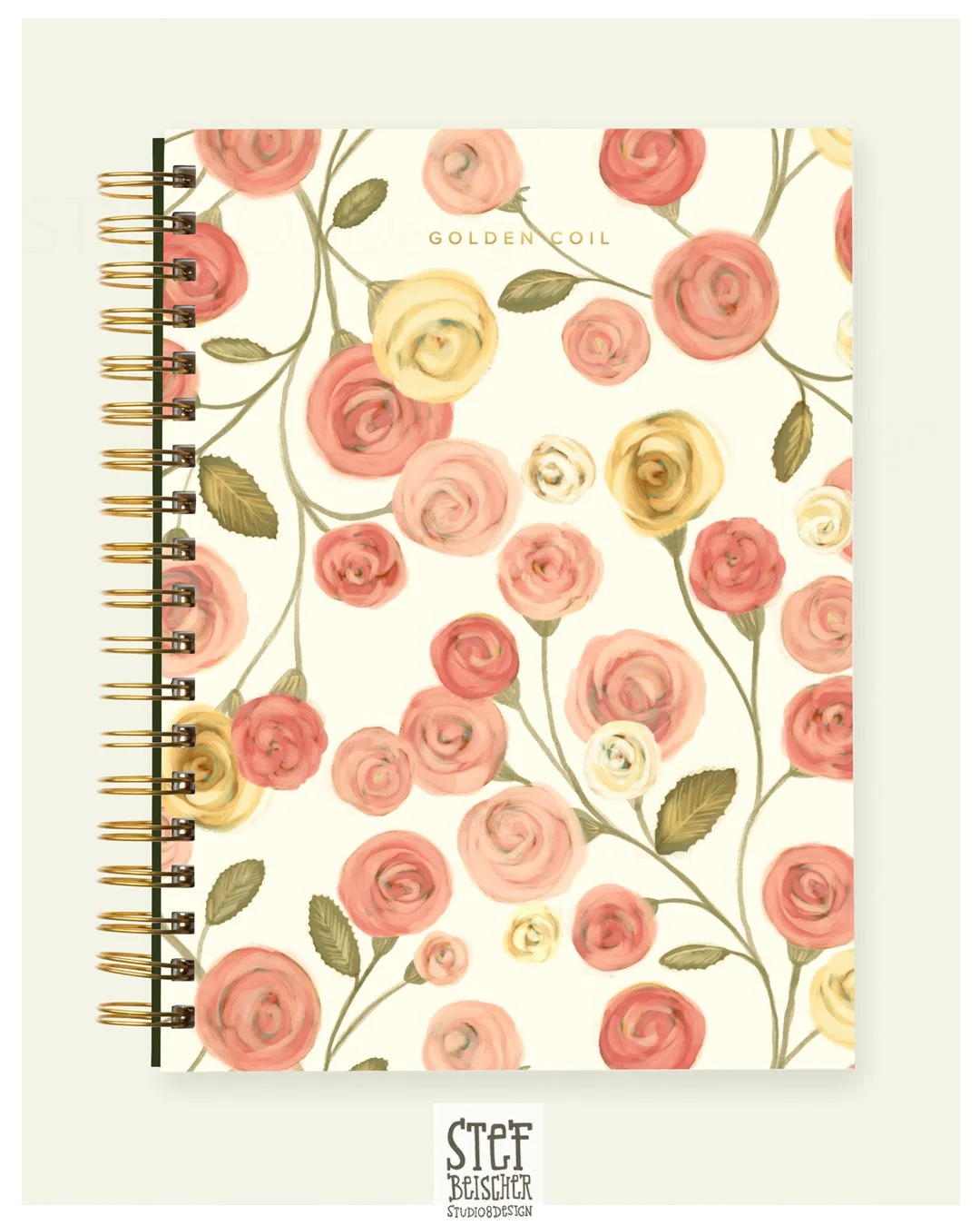 I was pleasantly surprised that @golden.coil decided to hold a limited edition design contest for a line being released in November. 
I chose my French Rose design for this entry as I've always thought it would look great on a planner!

#gcxlimited25