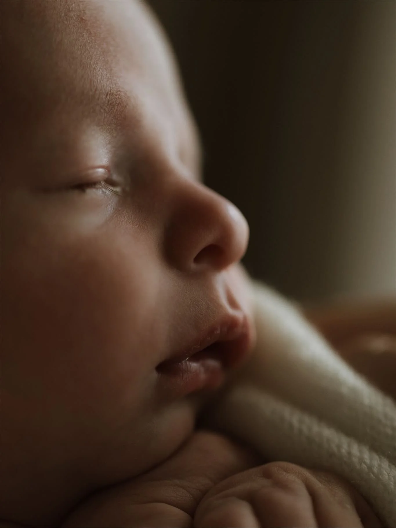 Baby Adam in the studio
