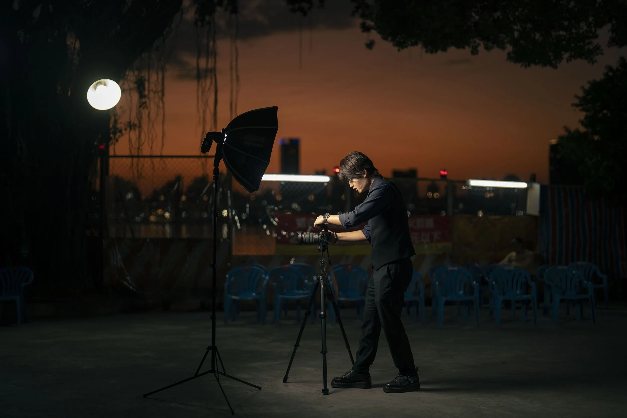 027期 大稻埕碼頭 傍晚的離閃