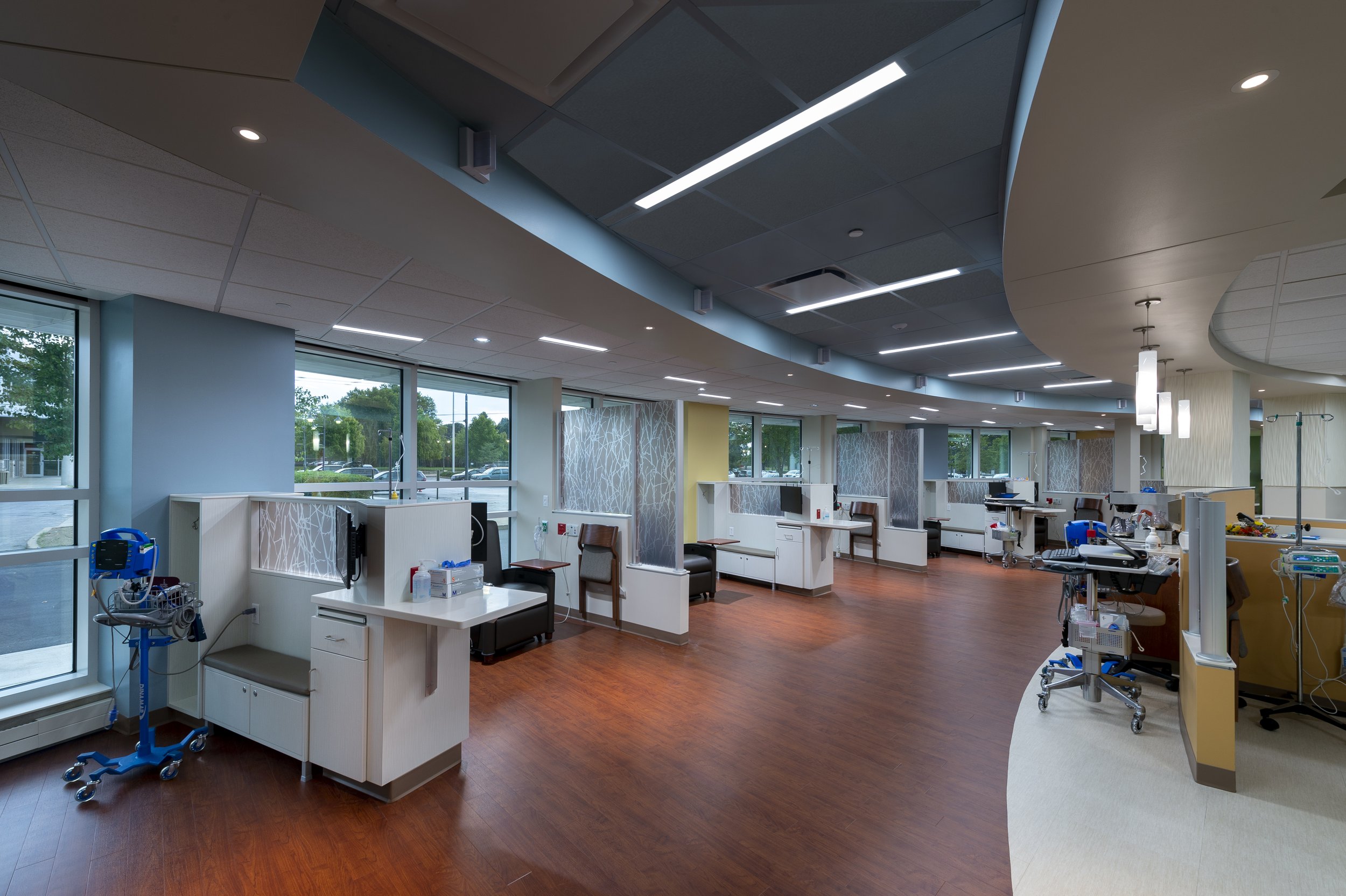 Infusion Bays, Goshen Health, Center for Cancer Care