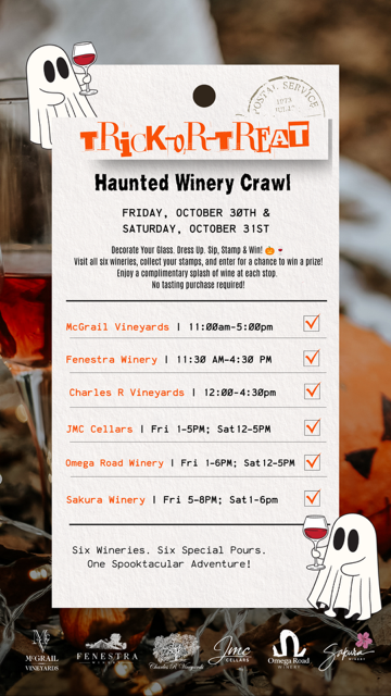 Trick or Treat: Haunted Winery Crawl