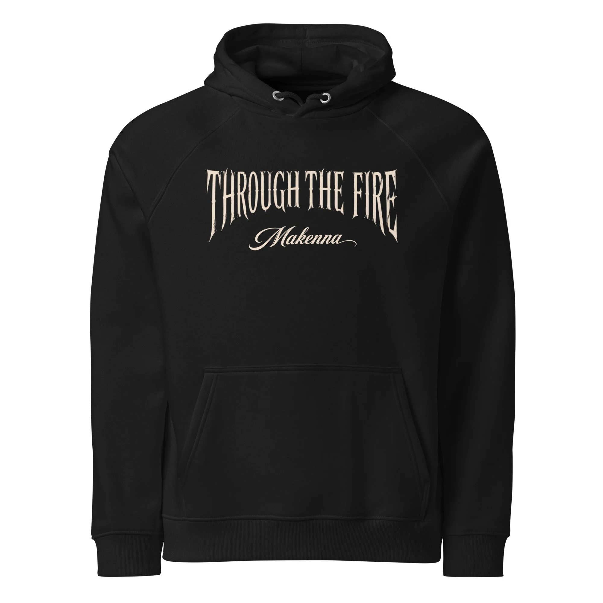 Through the Fire Unisex Eco Raglan Hoodie