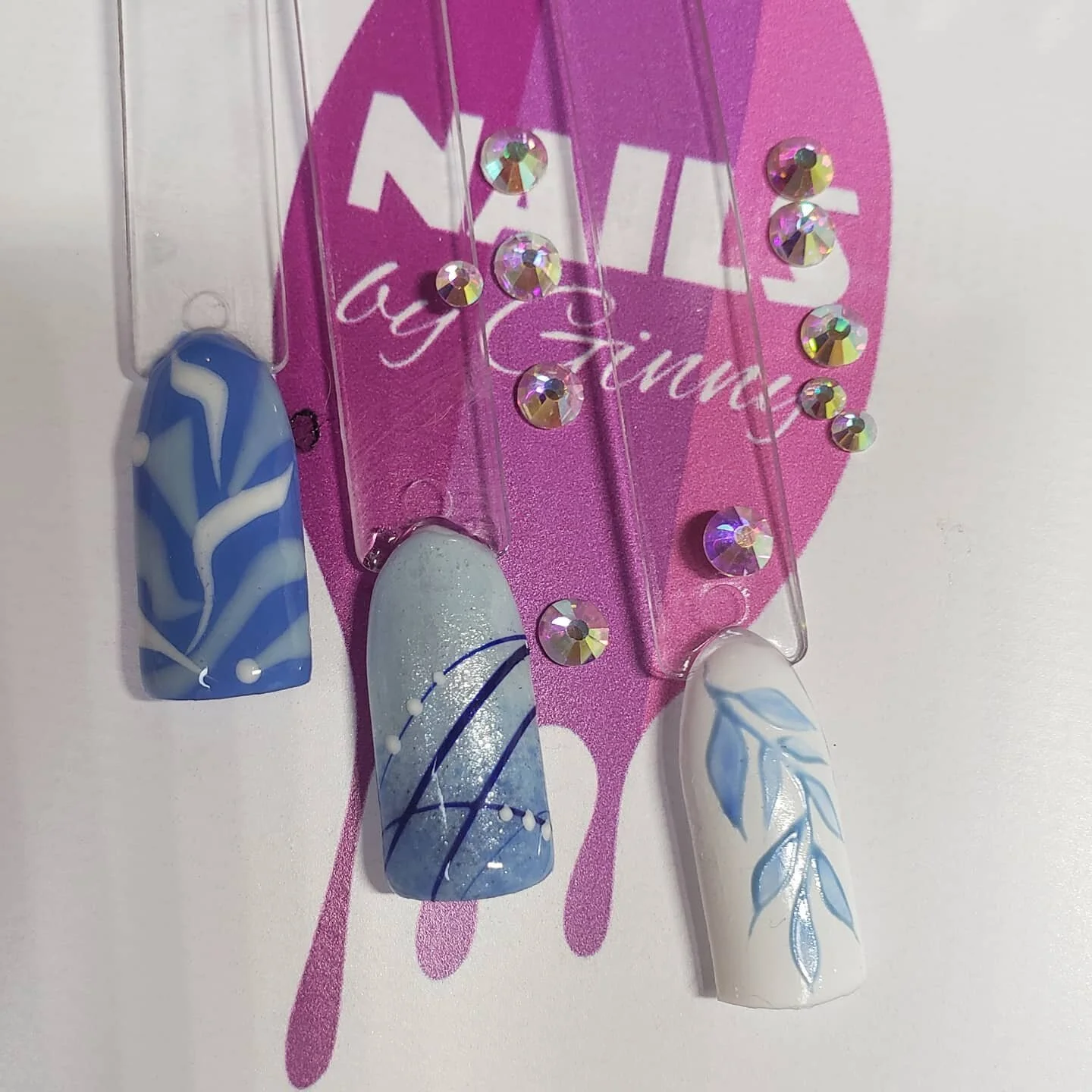 Finally a beautiful blue sky! #inspiration #njnailtech #nailfun #gelnailart #opigelcolor #missyou