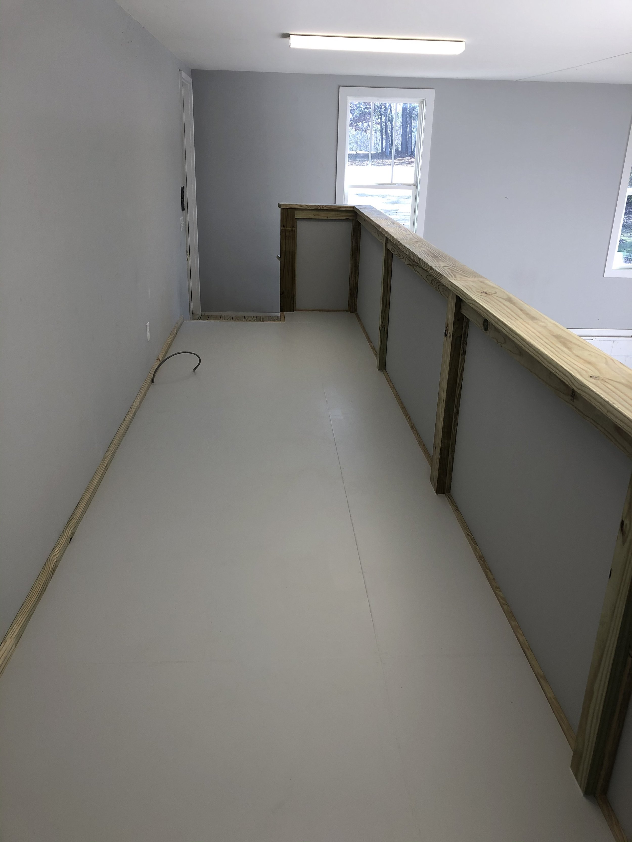 After - a closed deck for storage