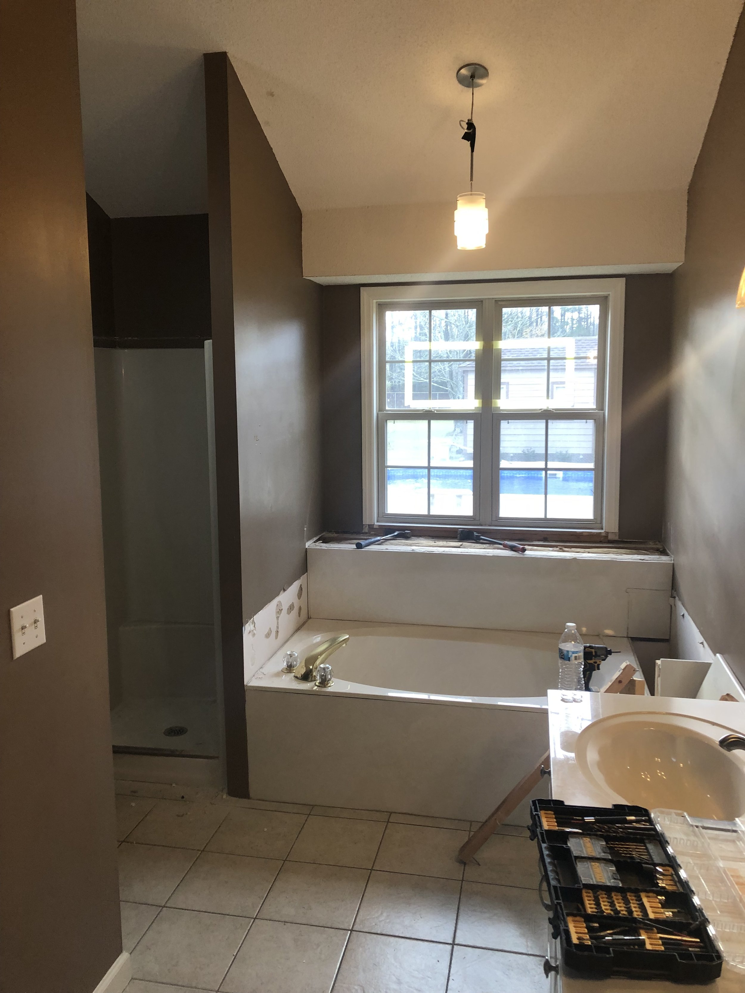 Bathroom remodel before