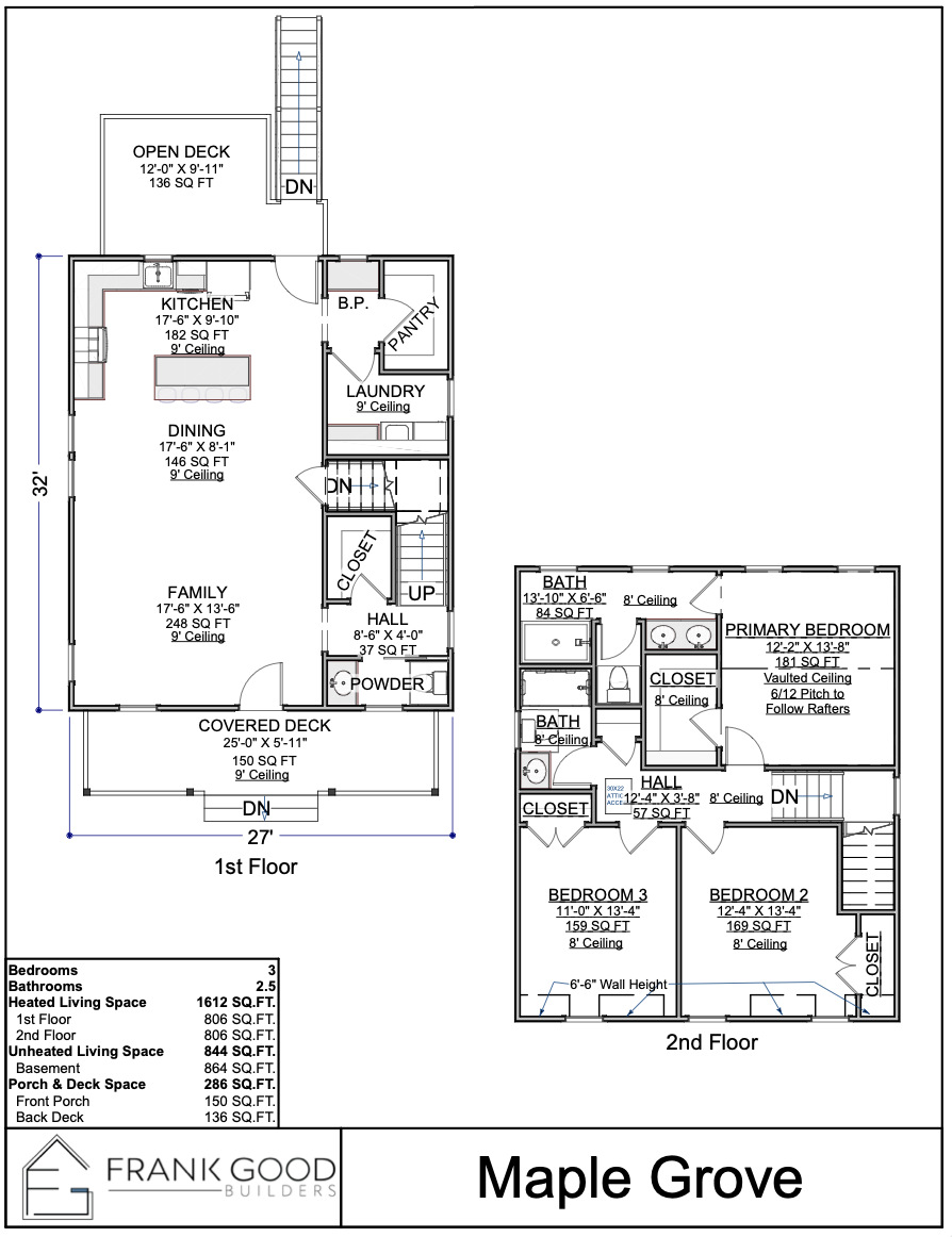 Maple Grove floor plan