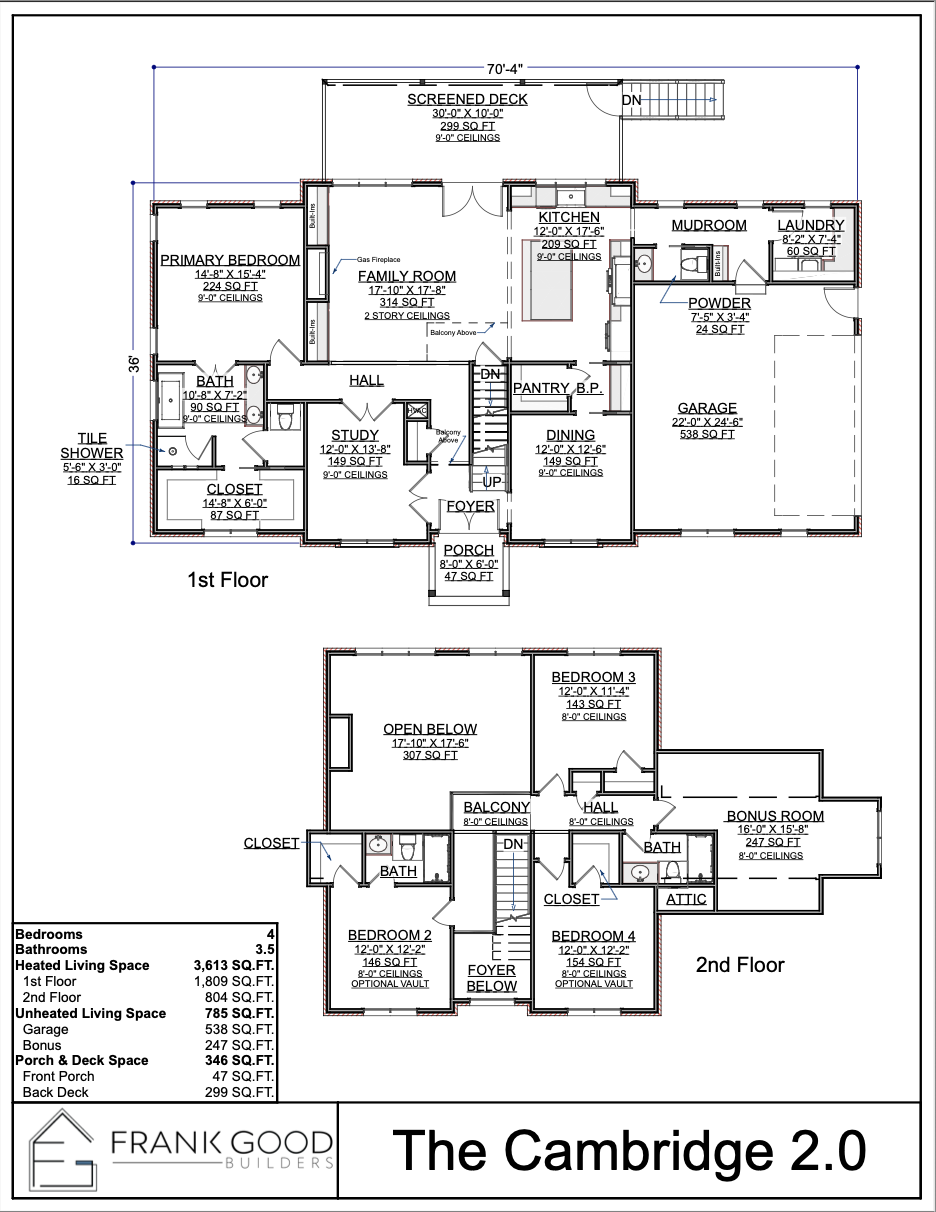 Cambridge 2.0 floor plan