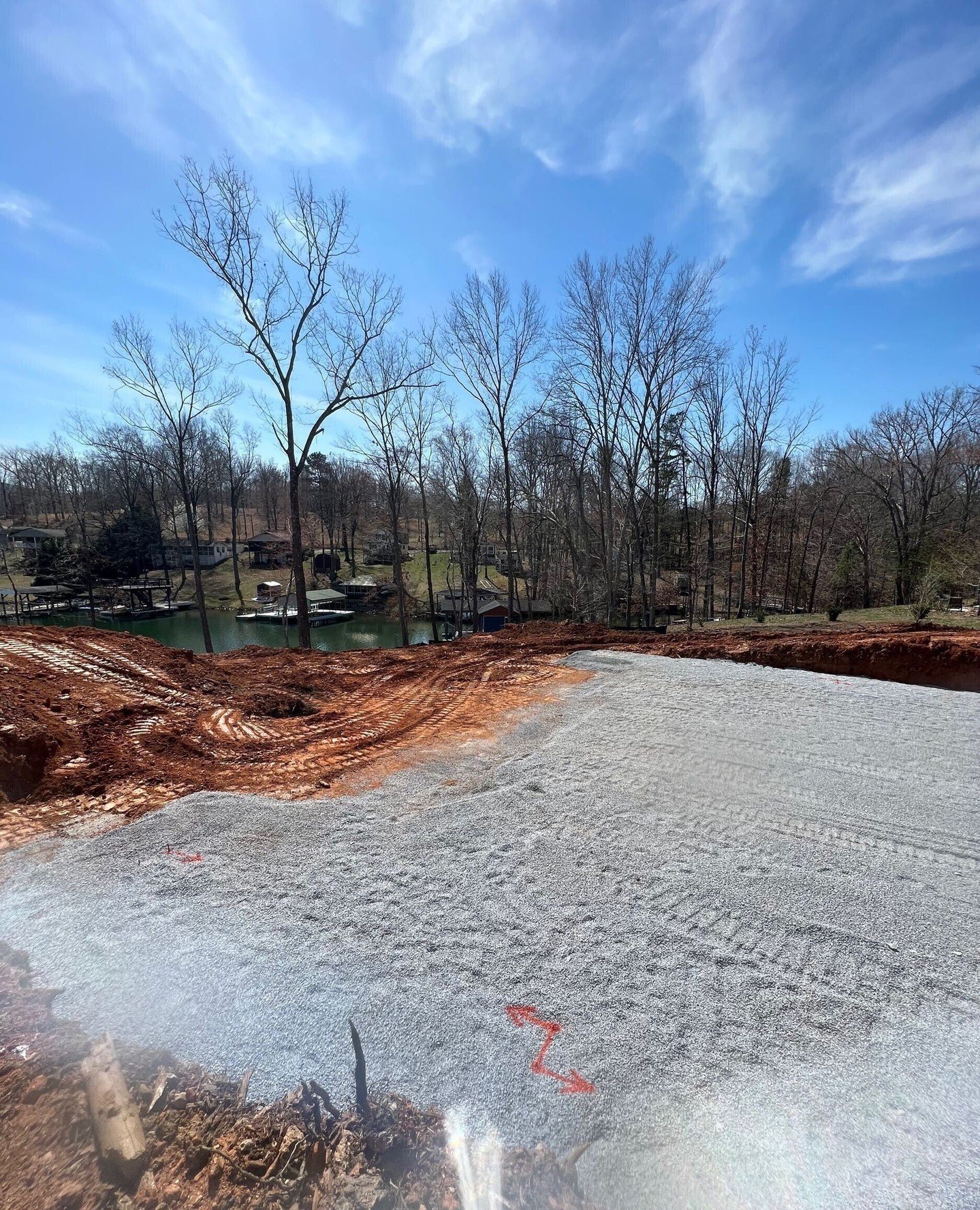 Progress update on our custom lake house at Smith Mountain Lake! 🏡 ⁠
⁠
The basement is all set for the slab, and the garage foundation has been poured. Don&rsquo;t miss the rendering of what&rsquo;s to come - swipe right to see the future of lakesid