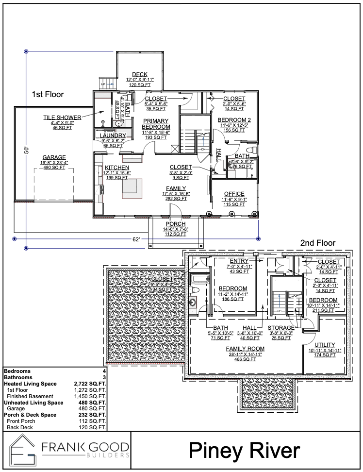 Piney River floor plan