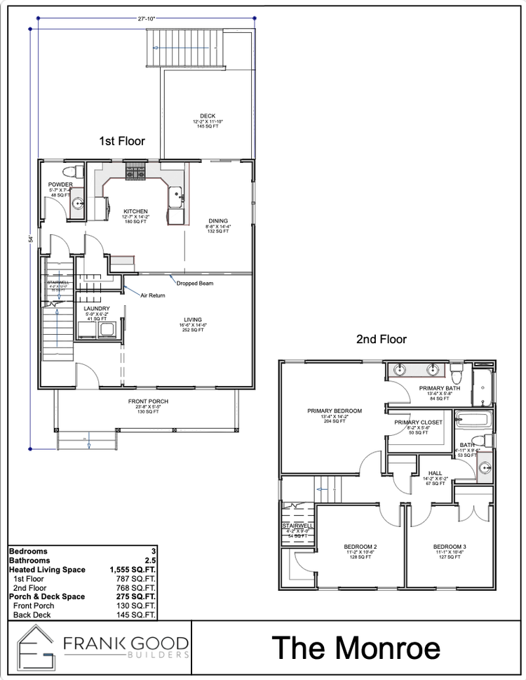 The Monroe floor plan