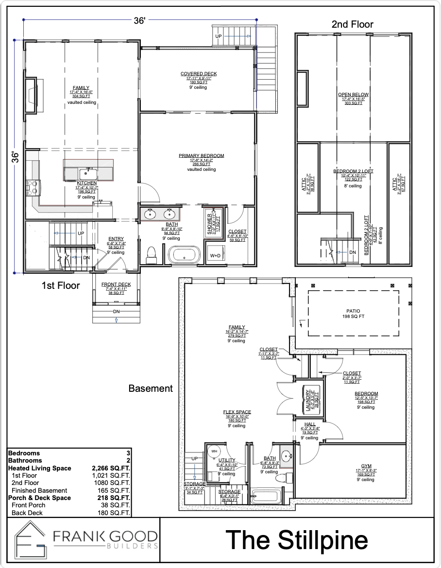 The Stillpine floor plan