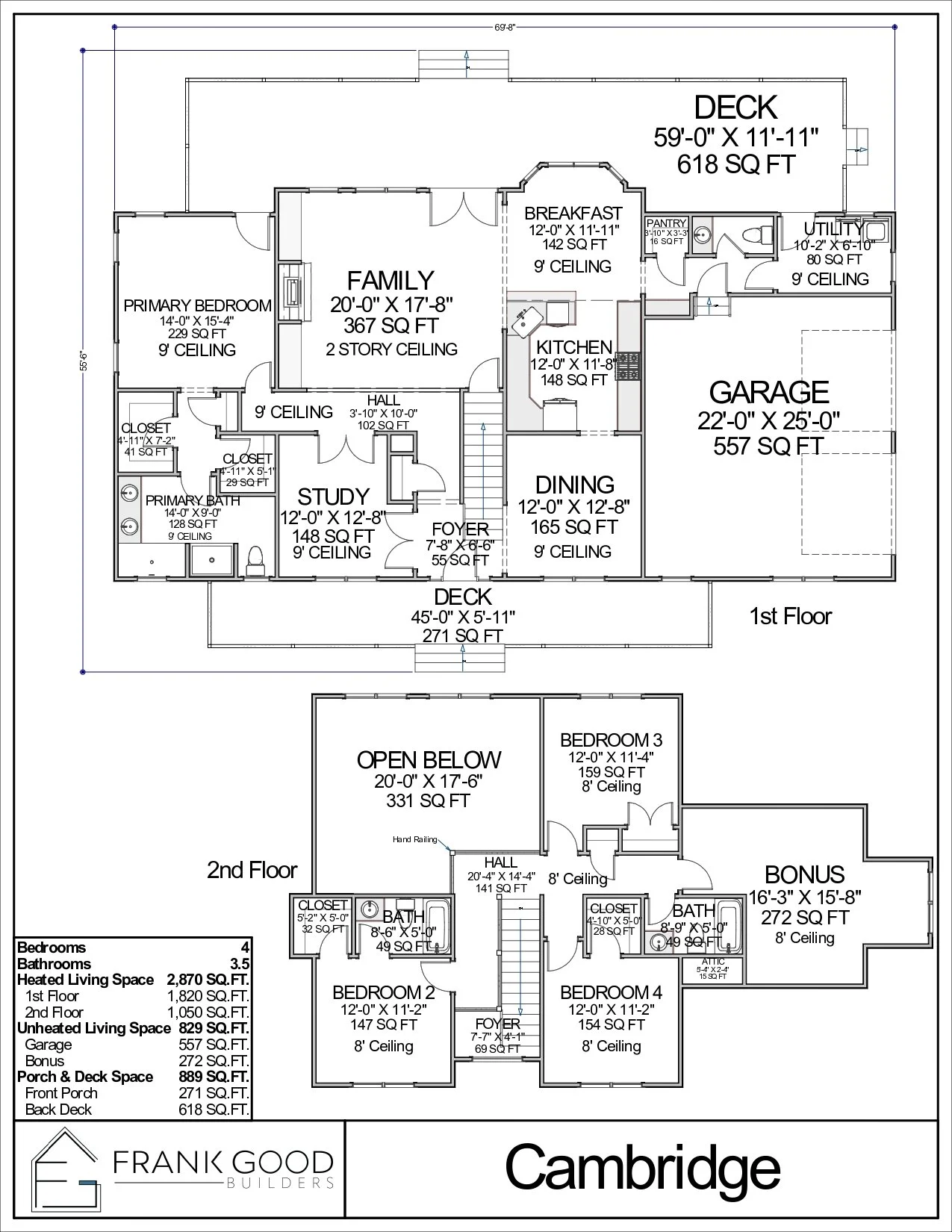 Cambridge floor plan