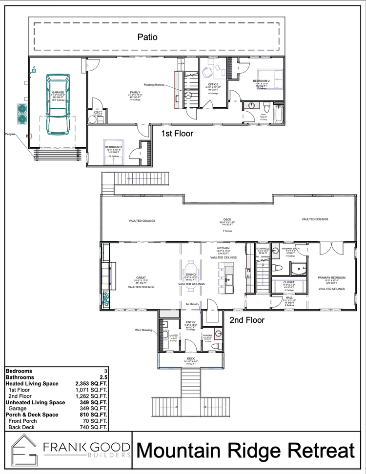Mountain Ridge Retreat floor plan