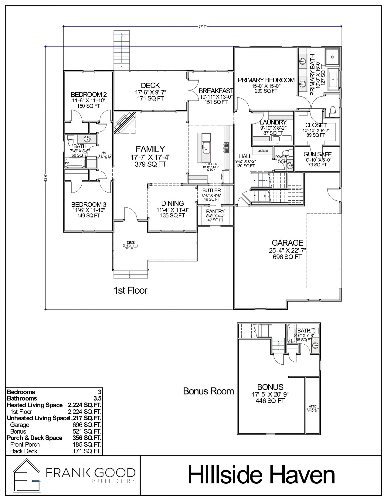 Hillside Haven floor plan