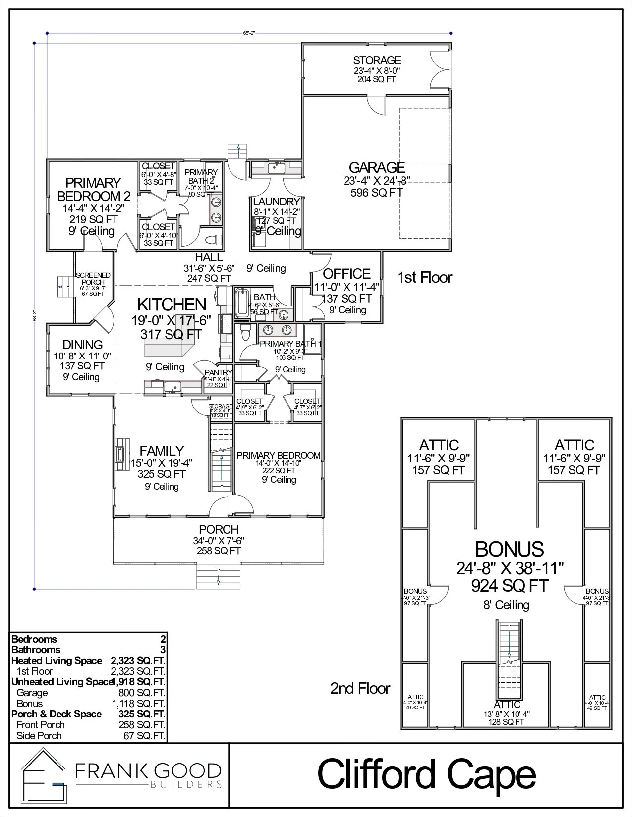 Clifford Cape floor plan
