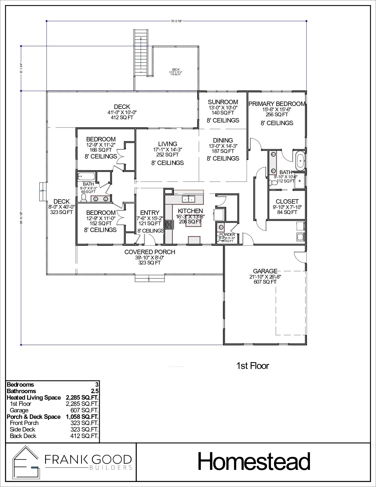Homestead floor plan