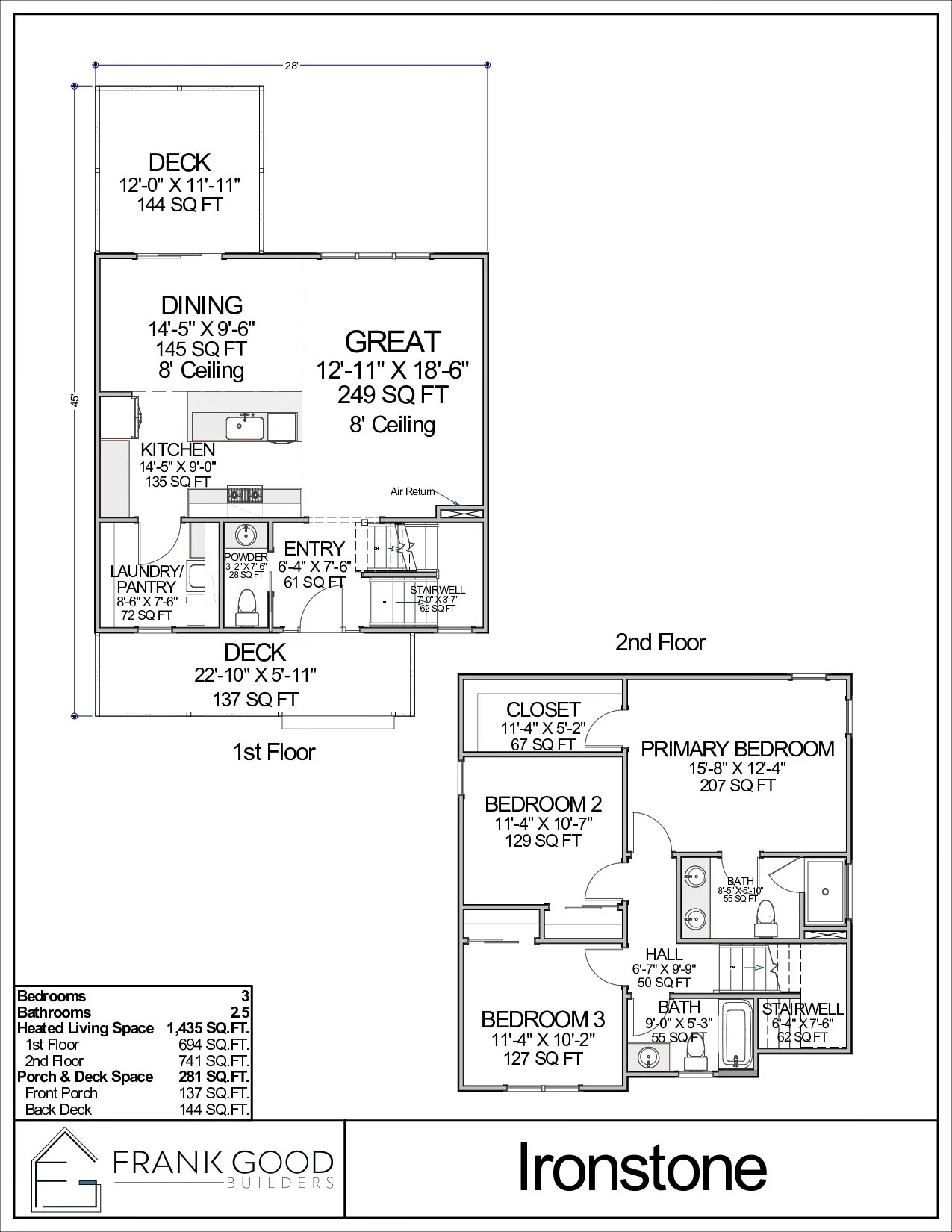 Ironstone floor plan
