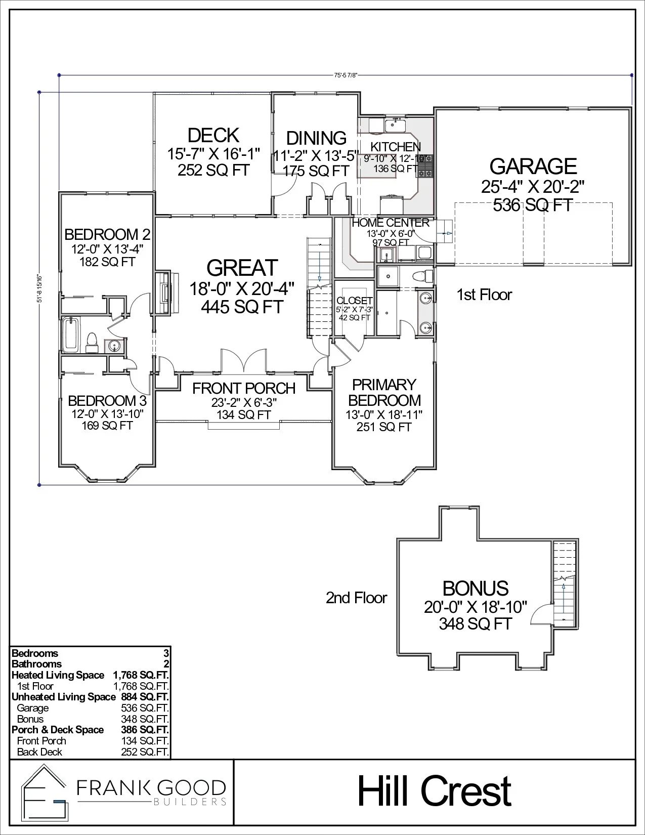 Hill Crest floor plan