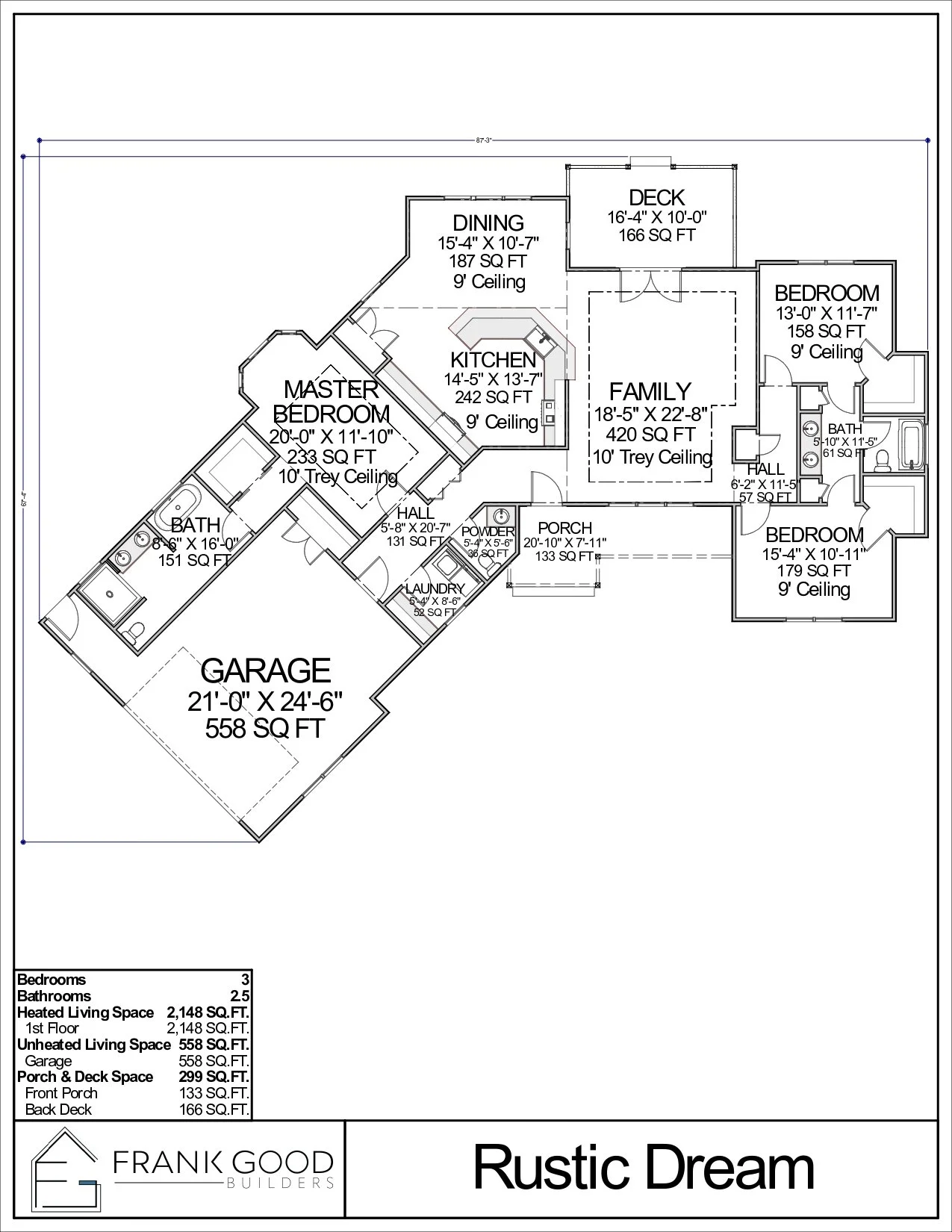 Rustic Dream floor plan