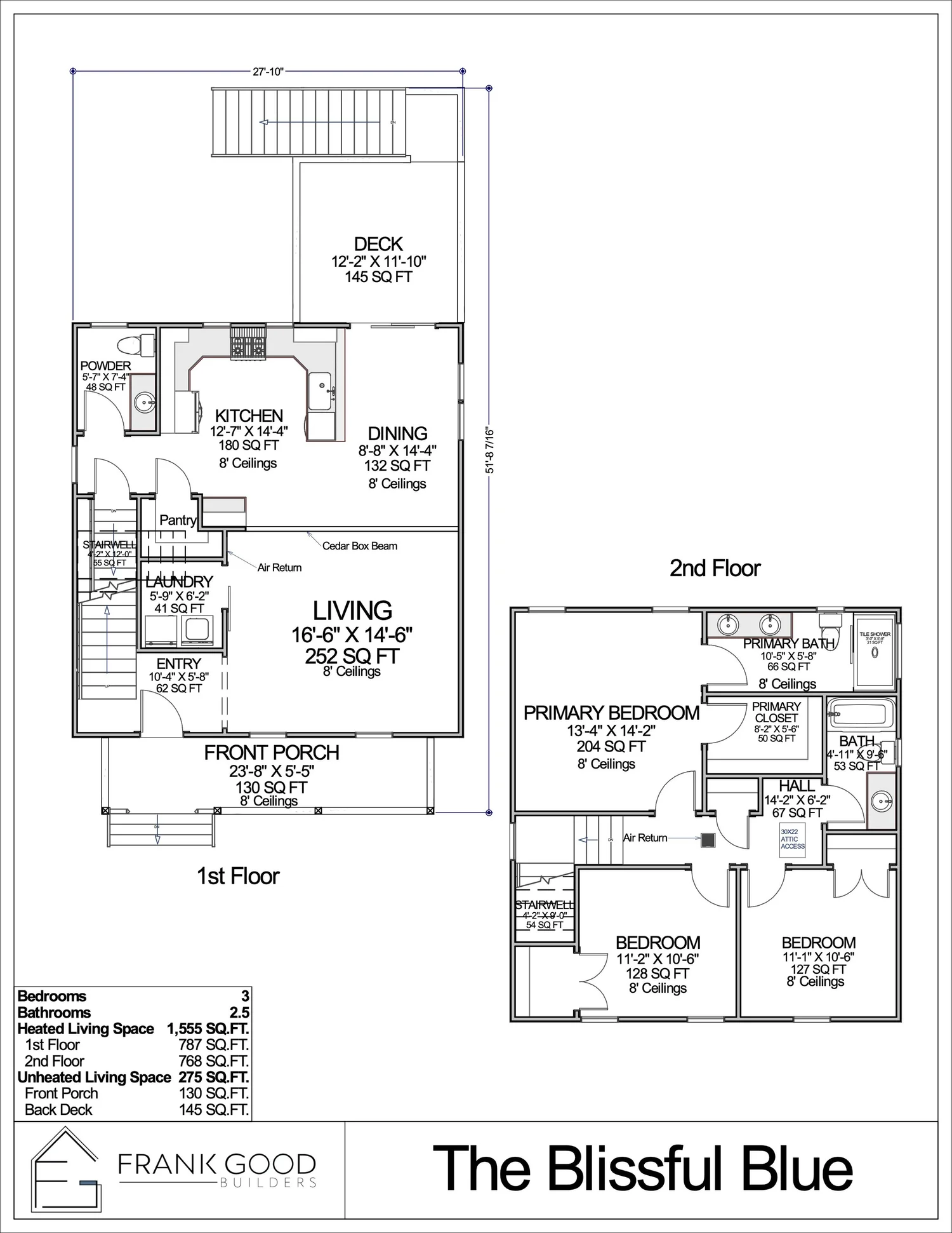 Blissful Blue floor plan