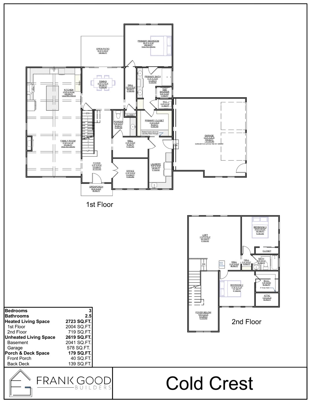 Cold Crest floor plan