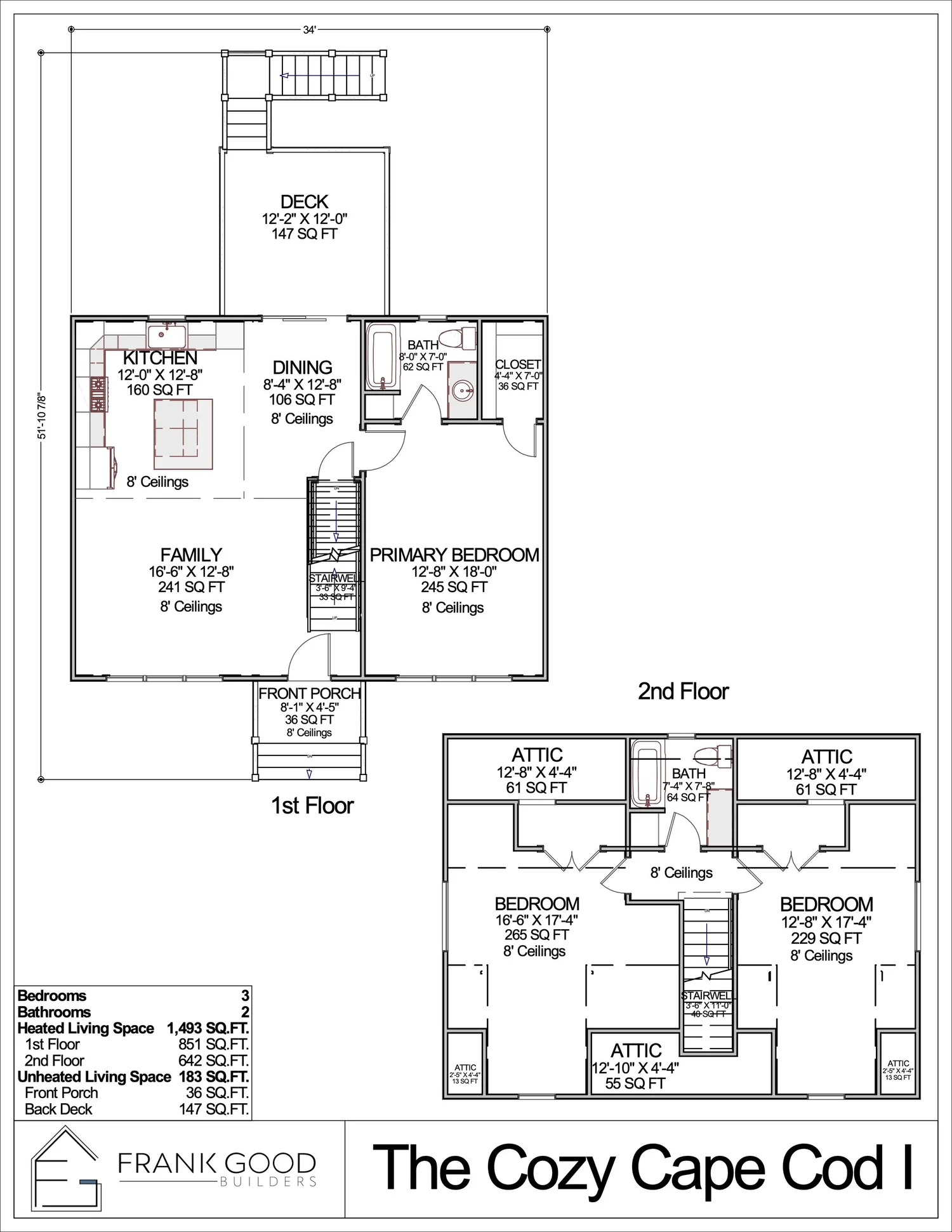 Cozy Cape Cod I floor plan