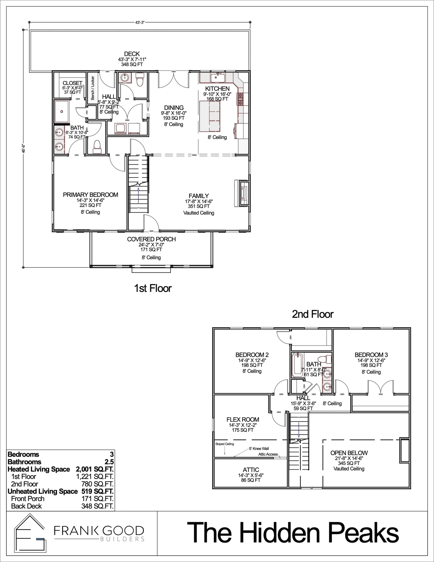 Hidden Peaks floor plan