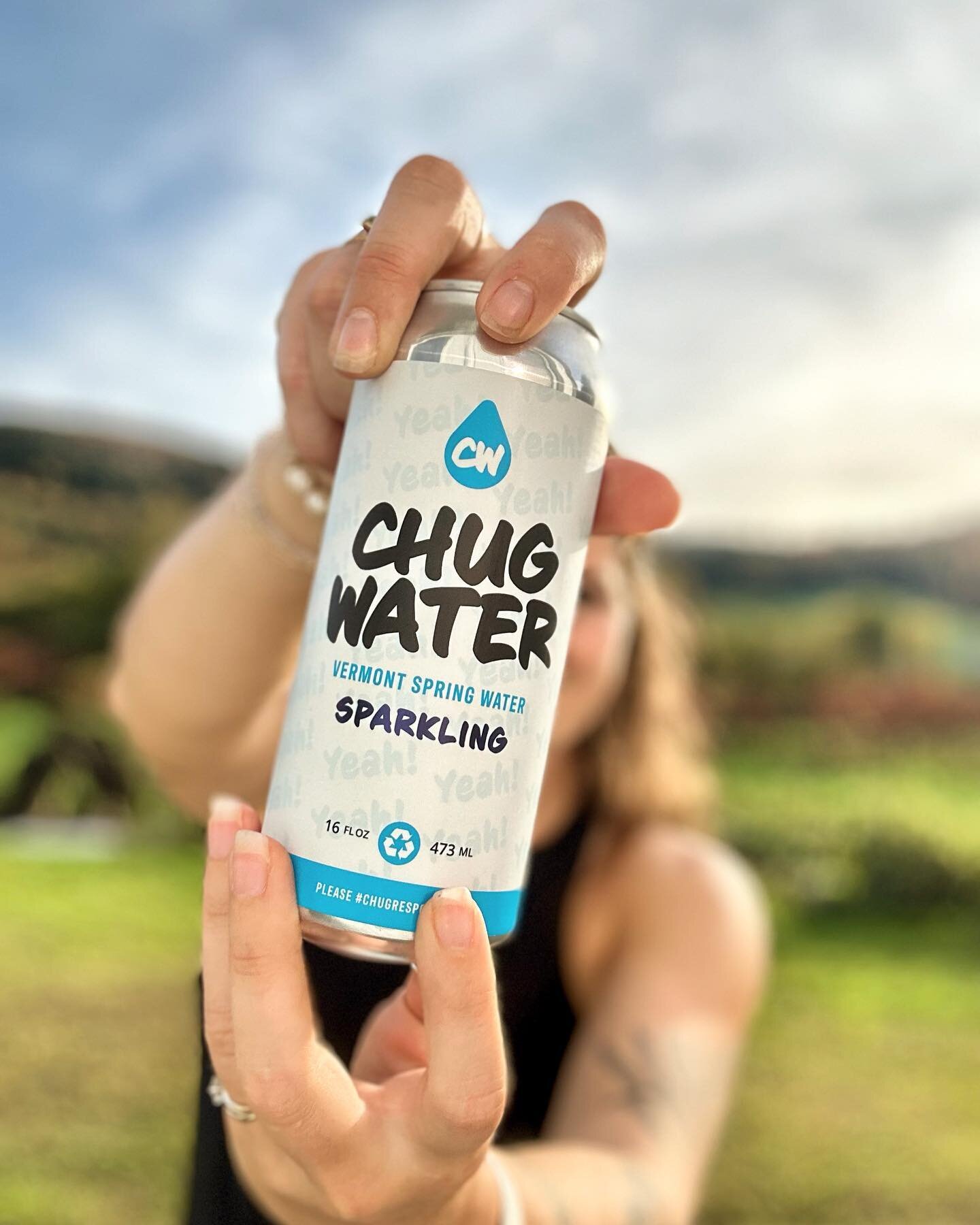 YEAH! YEAH! YEAH!

Sparkling Chug Water is now available for distribution in Vermont!

Have you tried it yet? 🫧 

#chugwater #sparkling #springwater #vermont #chugresponsibly